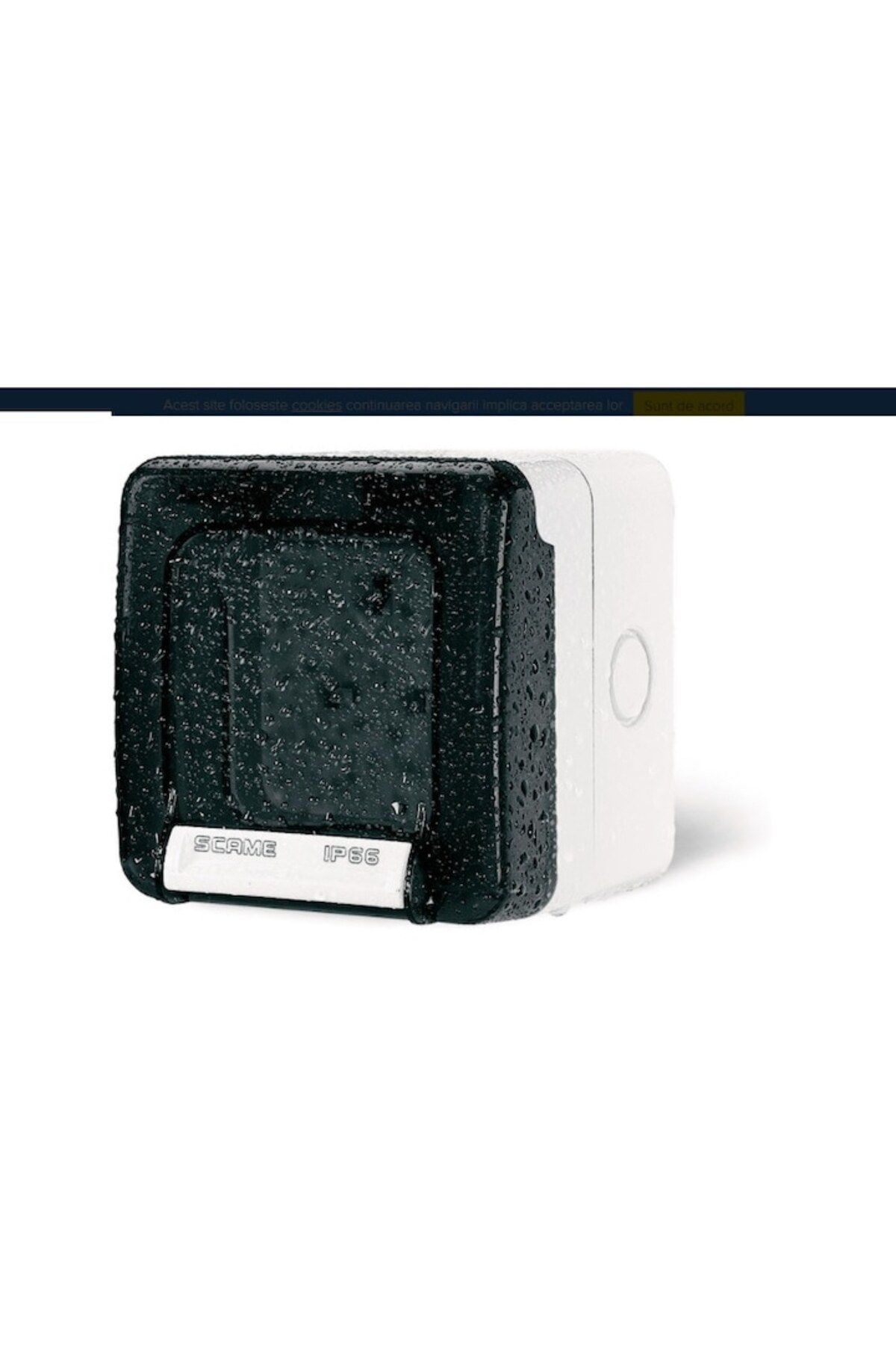 SCAME-Applied Schuko Socket IP66 Protecta SCAME 2