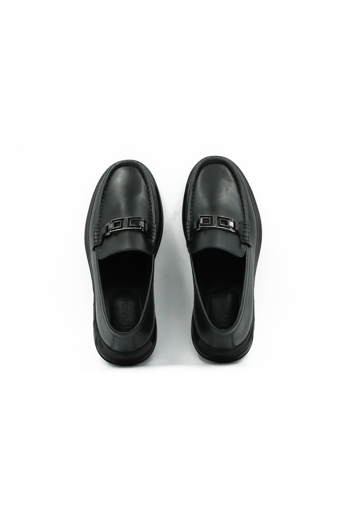 Tuna Hakiki Deri Siyah Loafer Erkek Ayakkabı - EVA/TPU Taban 2713 görsel 5