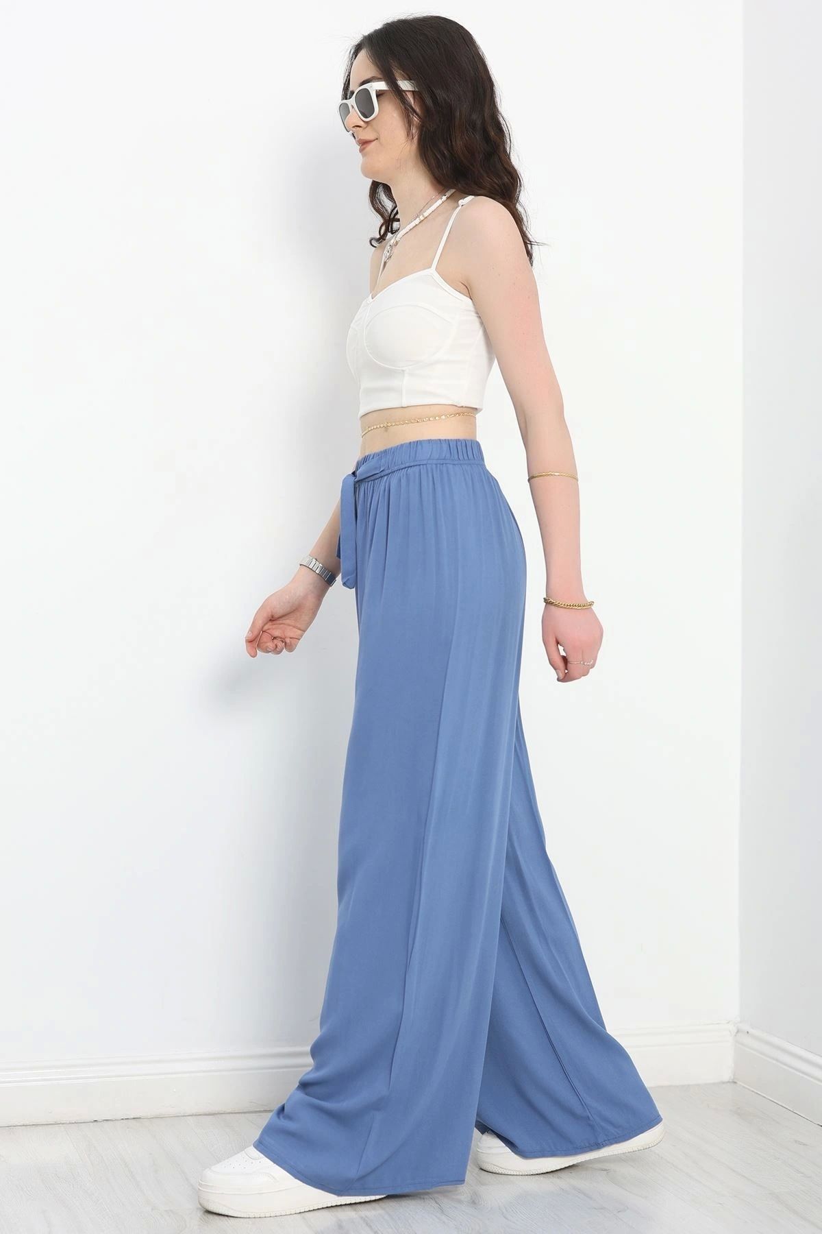 OurStyles Dokuma Pantolon İndigo - 10005.1095.