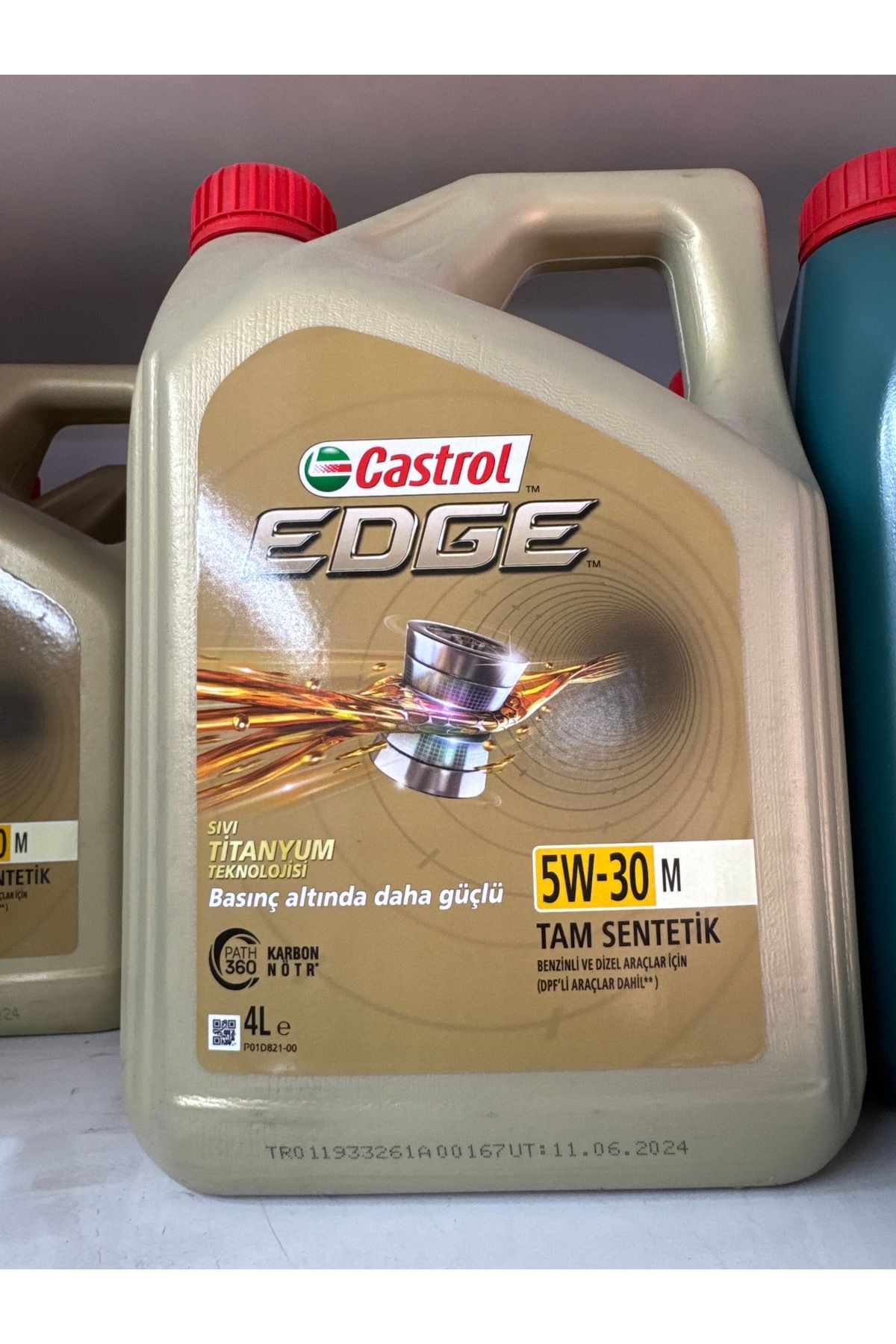 CASTROL Edge 5W30 tam sentetik motor yağı 4L