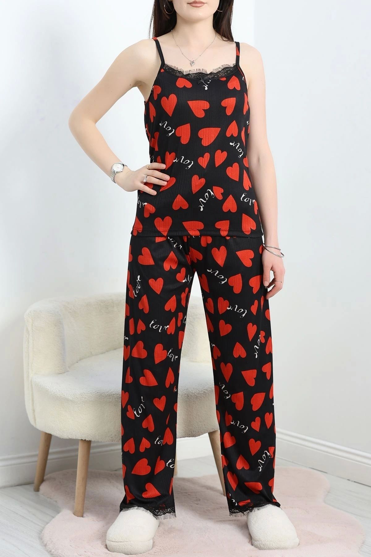 OurStyles Pegasus İp Askılı Takım Kırmızıkalp - 181.1287.