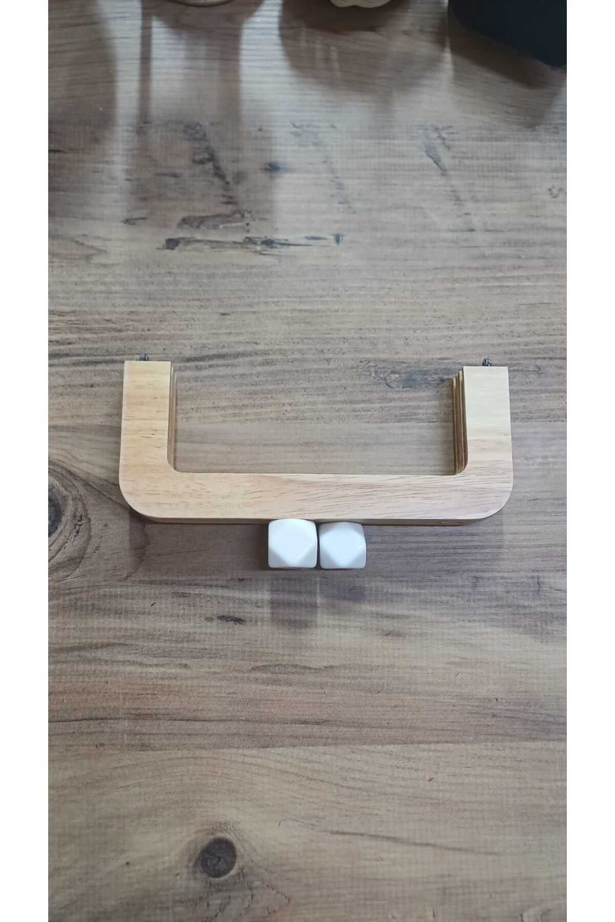 KAR KÜRESİ Çanta Aksesuar 20 Cm Açık Renk Oval Ahşap Burs Beyaz Renk Toplu