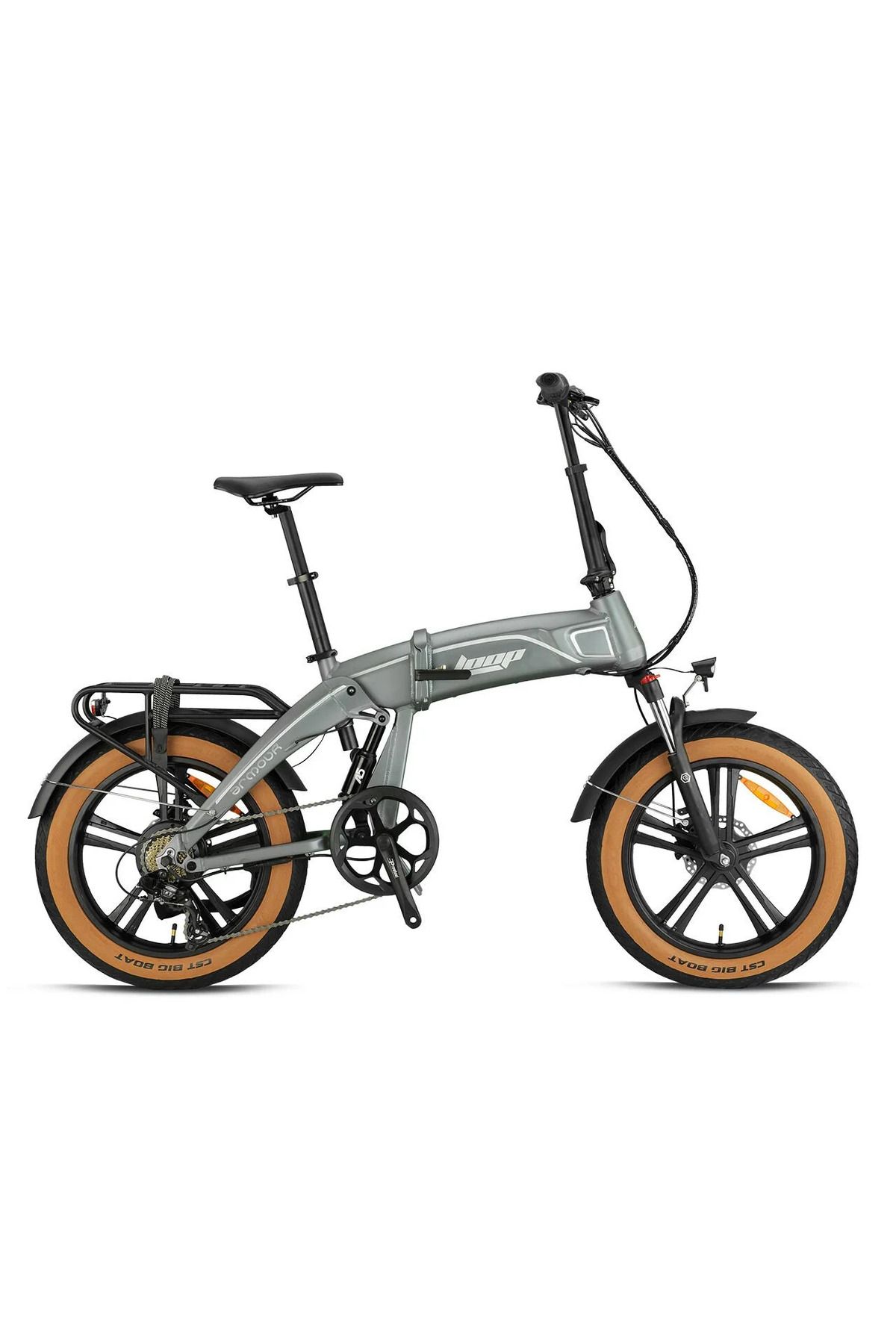 Loop Armour Katlanır Elektrikli Fatbike Bisiklet Kolon Jant 2025