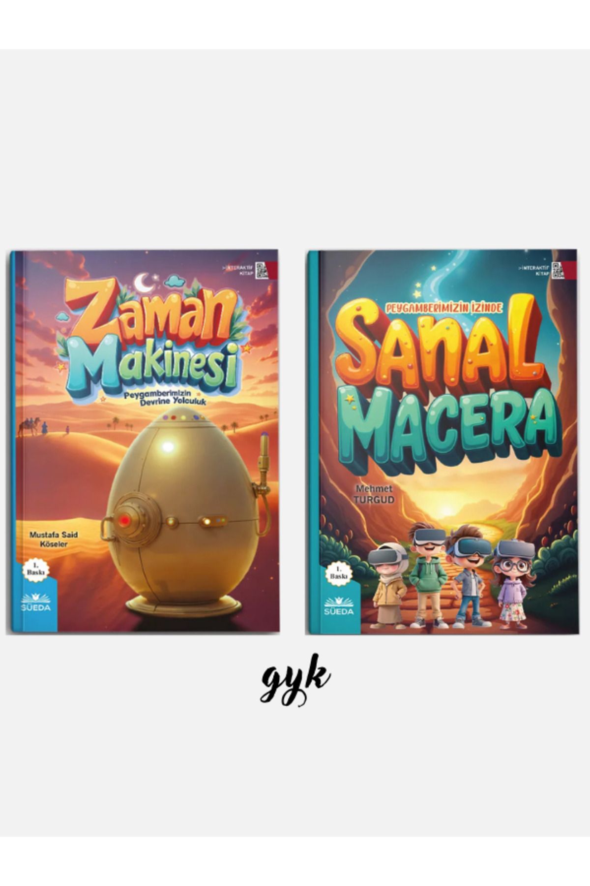 Süeda Yayınları Zaman Makinesi ve Sanal Macera 2 Kitap Set