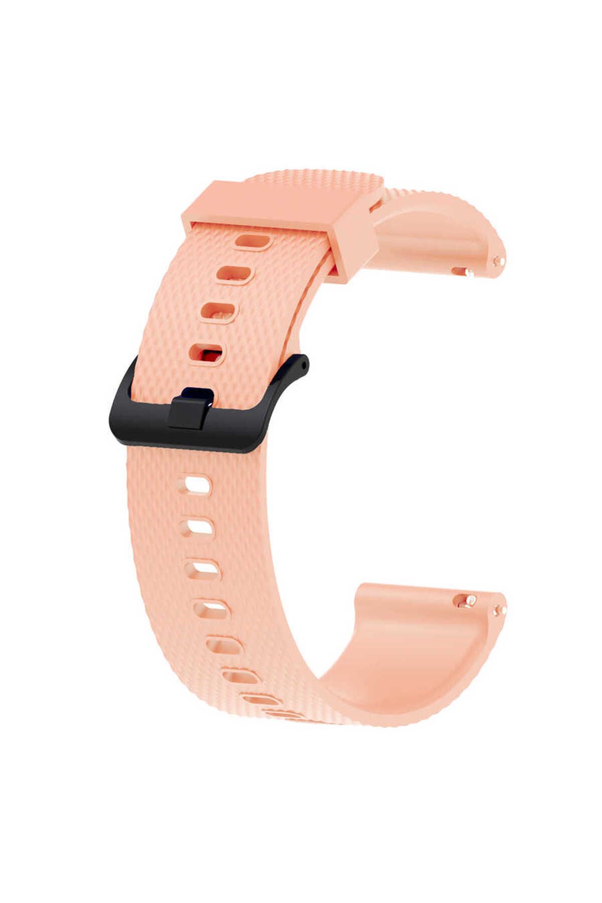 Teknova Huawei GT2 42mm KRD-46 20mm Uyumlu TKNV Kordon-Pembe Açık