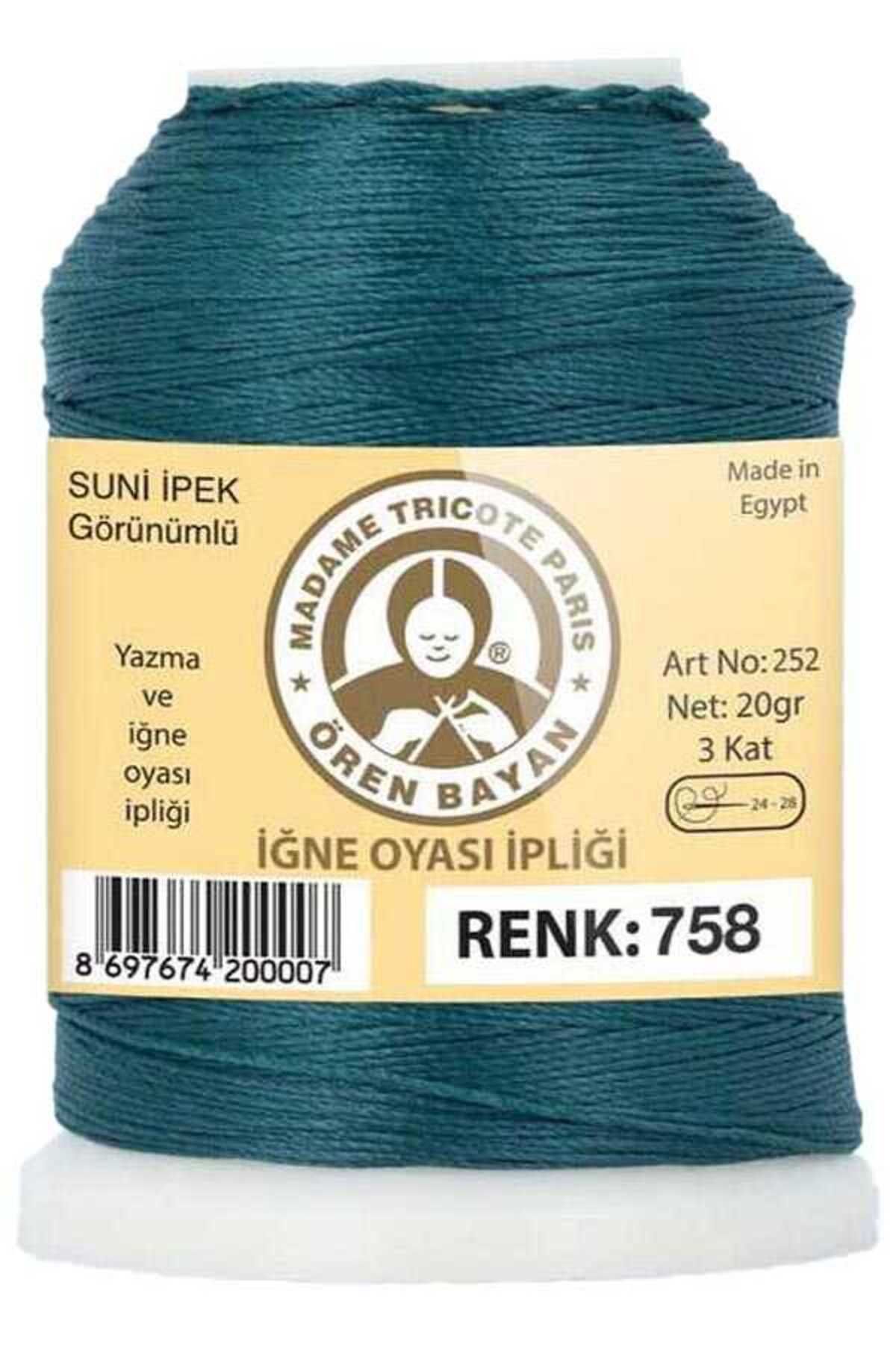 Müjde Tuhafiye Ören İğne Oyası İpliği 20 gr No:758