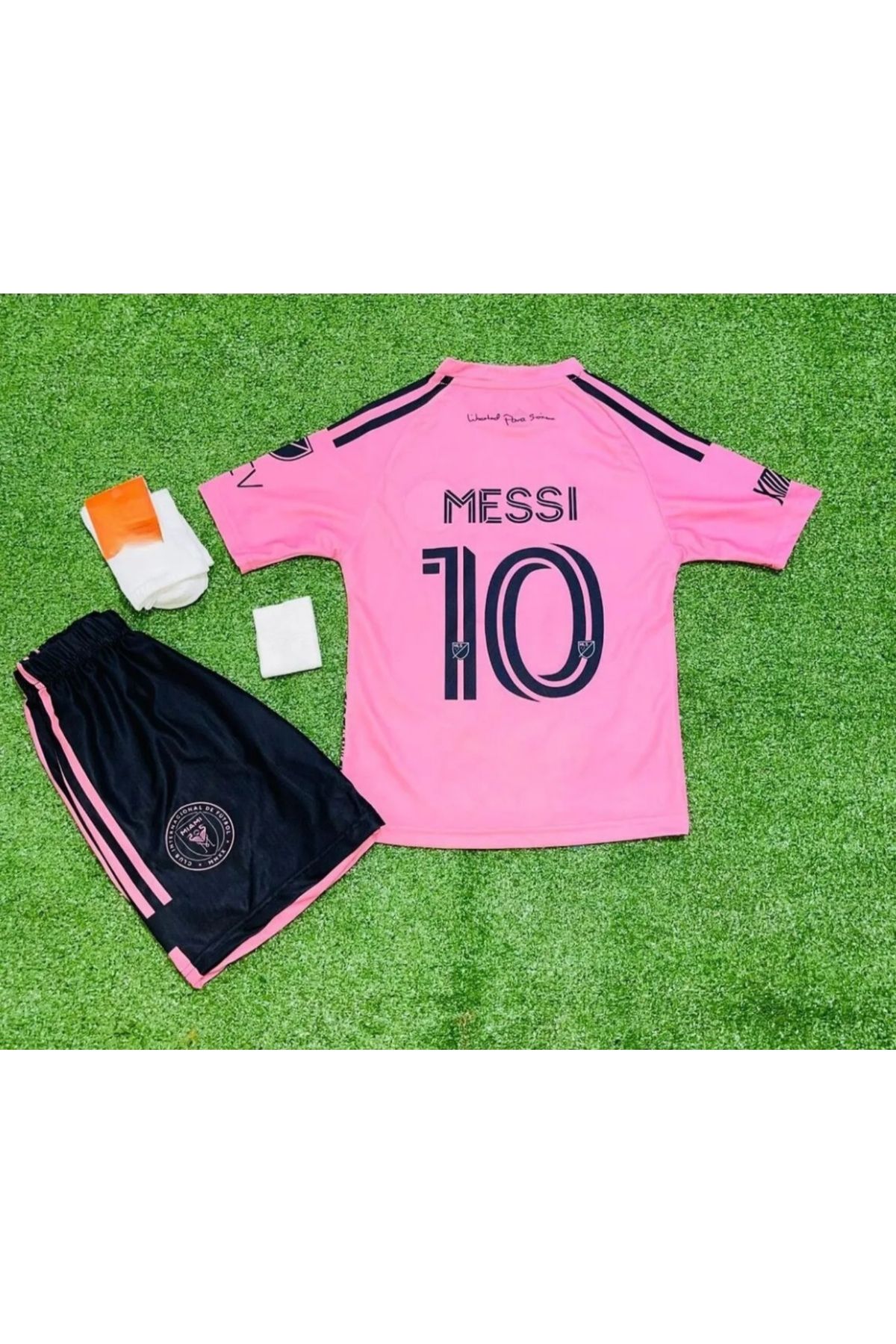 Forma İ.n.t.e.r Miami - L.Messi 10 Numaralı Çocuk Alt üst Çoraplı Takım