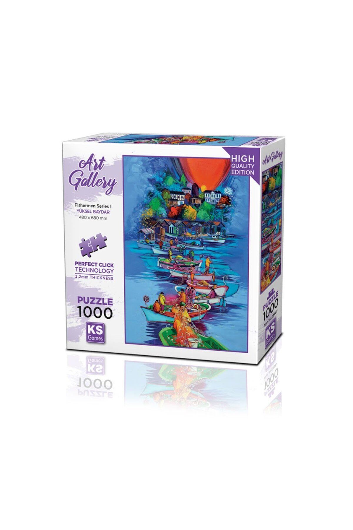 Ks Puzzle 20687 Fishermen Series I 1000 Parça Puzzle -KSPuzzle