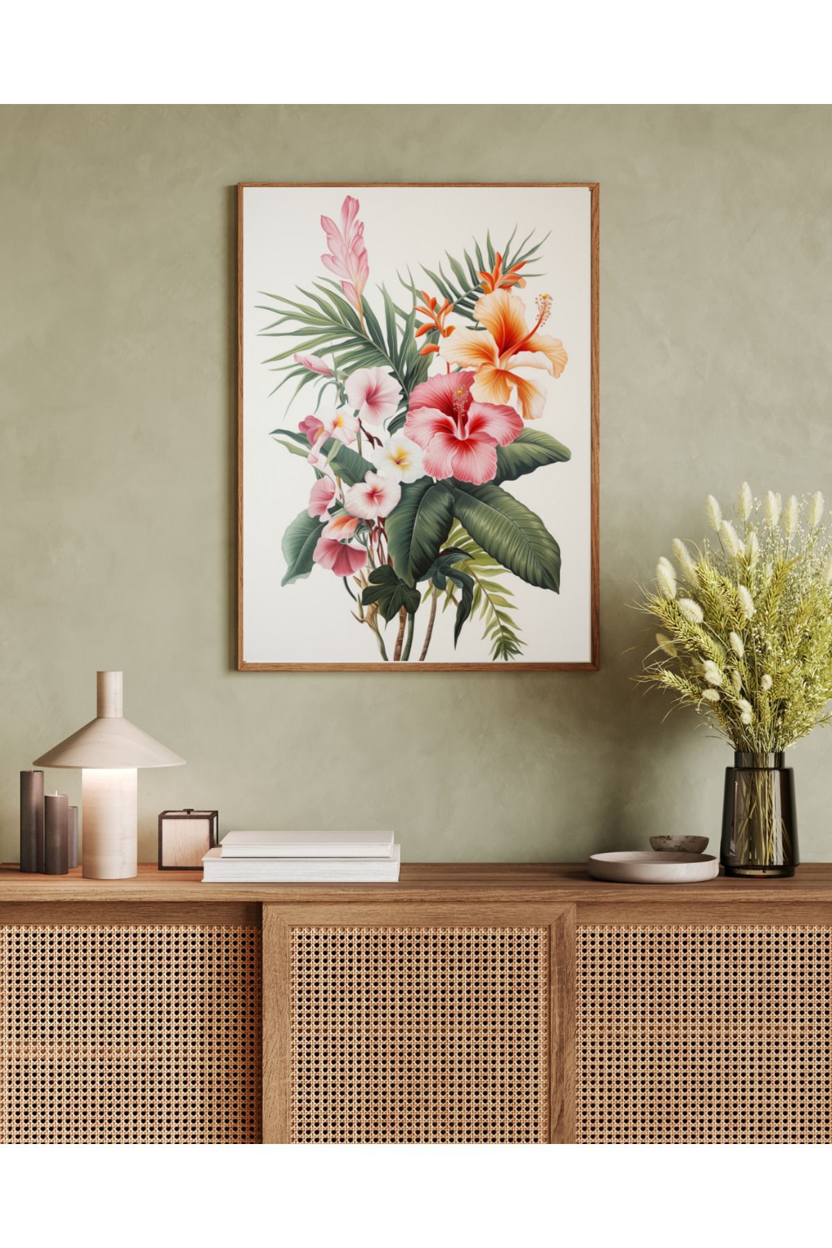 woodhomeworks tek parça salon ofis dekor tablo