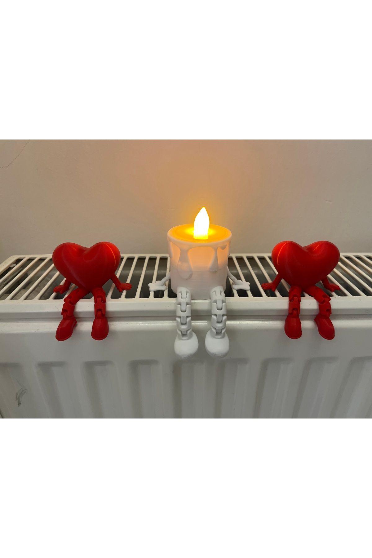 3D DEKORATİF AŞK MUMLUK