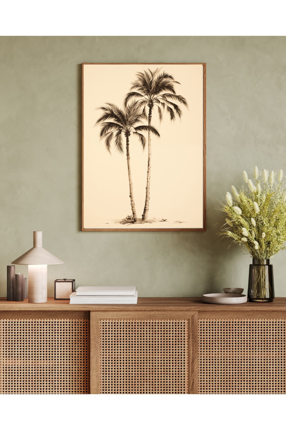 woodhomeworks tek parça salon ofis dekor tablo