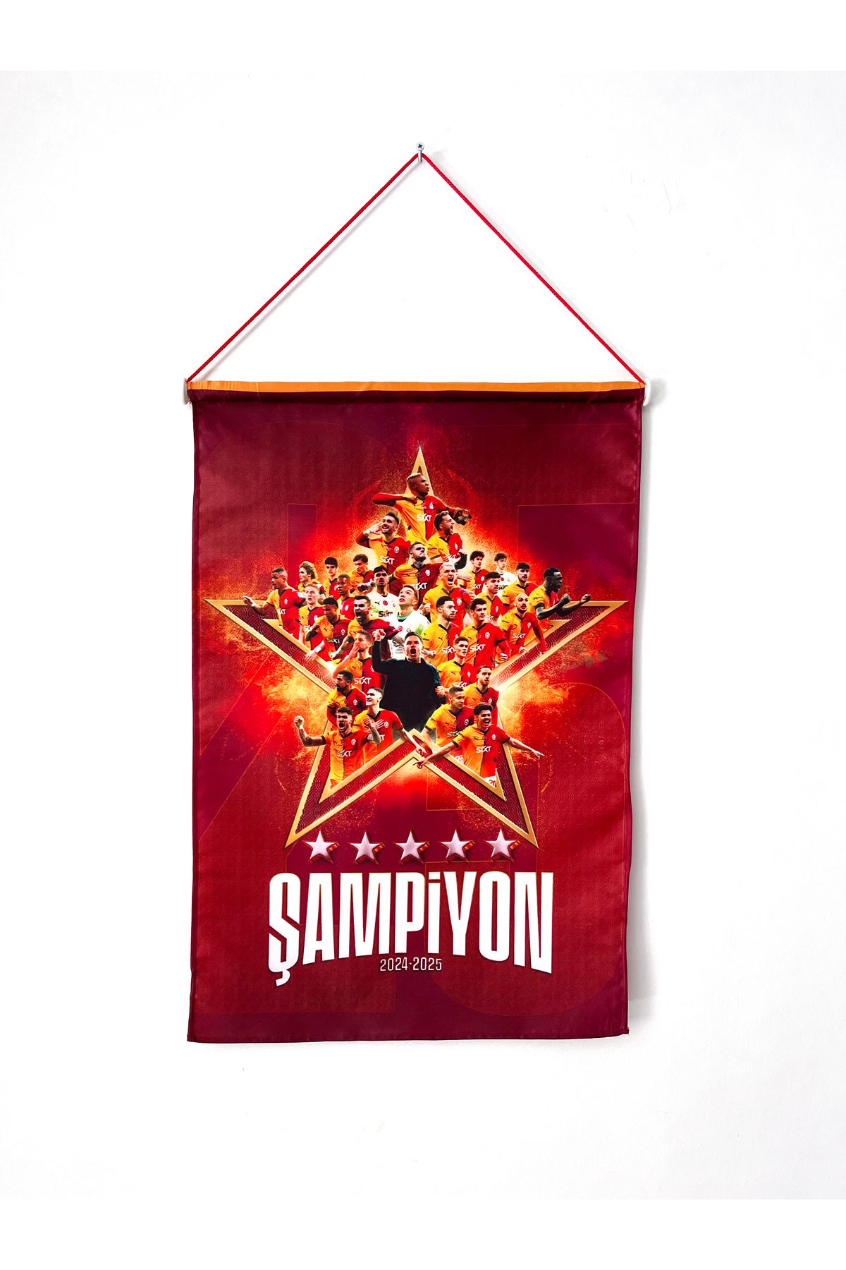 Bizon Reklam Saten Kumaş Poster - Şampiyon Temalı (50X70 CM)