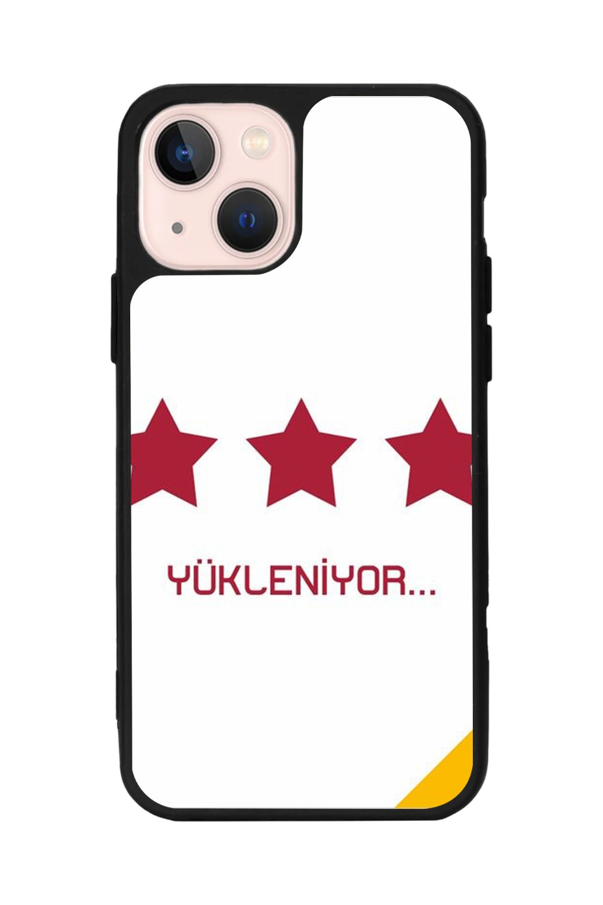 Aksel Kılıf Apple iPhone 15 Uyumlu Baskılı,Mat Siyah,Yumuşak Silikon,Koruyucu,Şok Emici Kapak,Kılıf