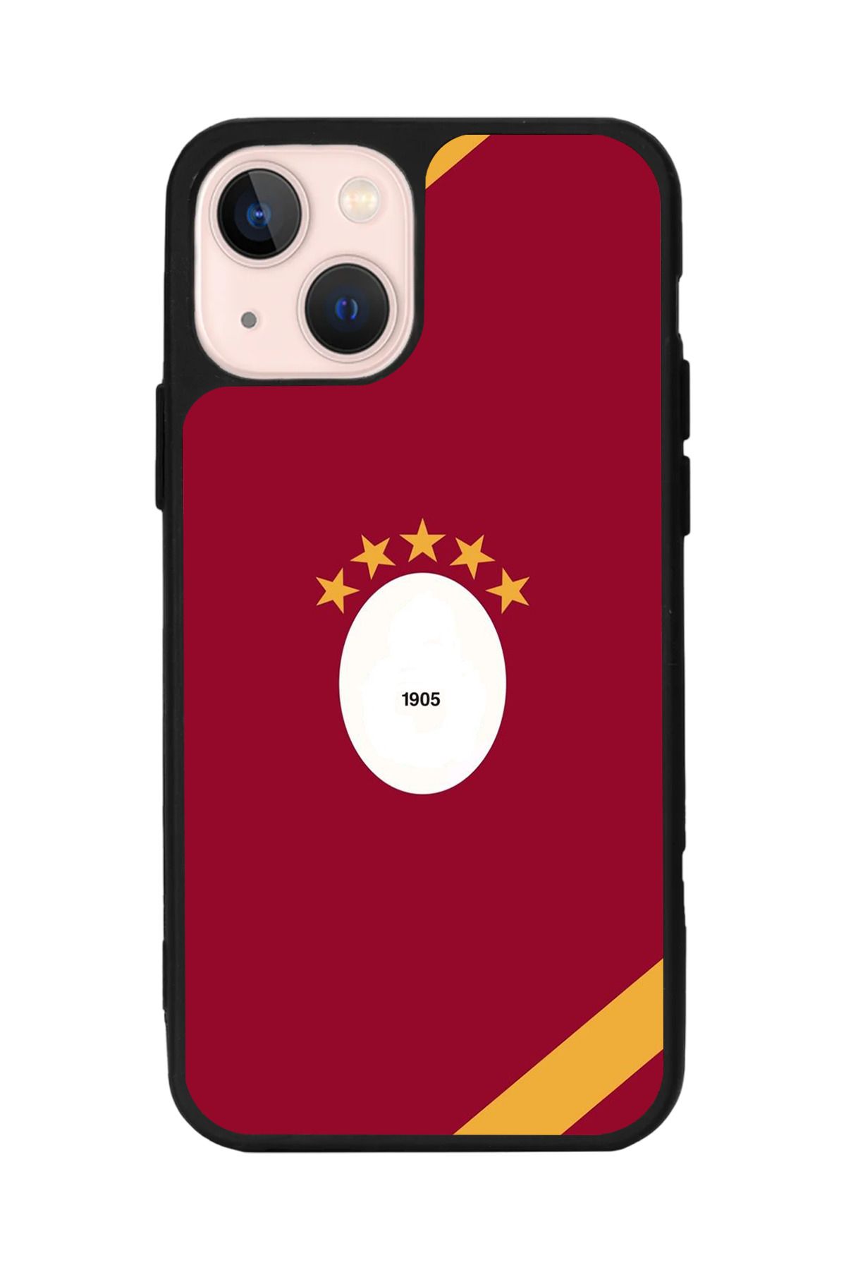 Aksel Kılıf Apple iPhone 13 Uyumlu Baskılı,Mat Siyah,Yumuşak Silikon,Koruyucu,Şok Emici Kapak,Kılıf