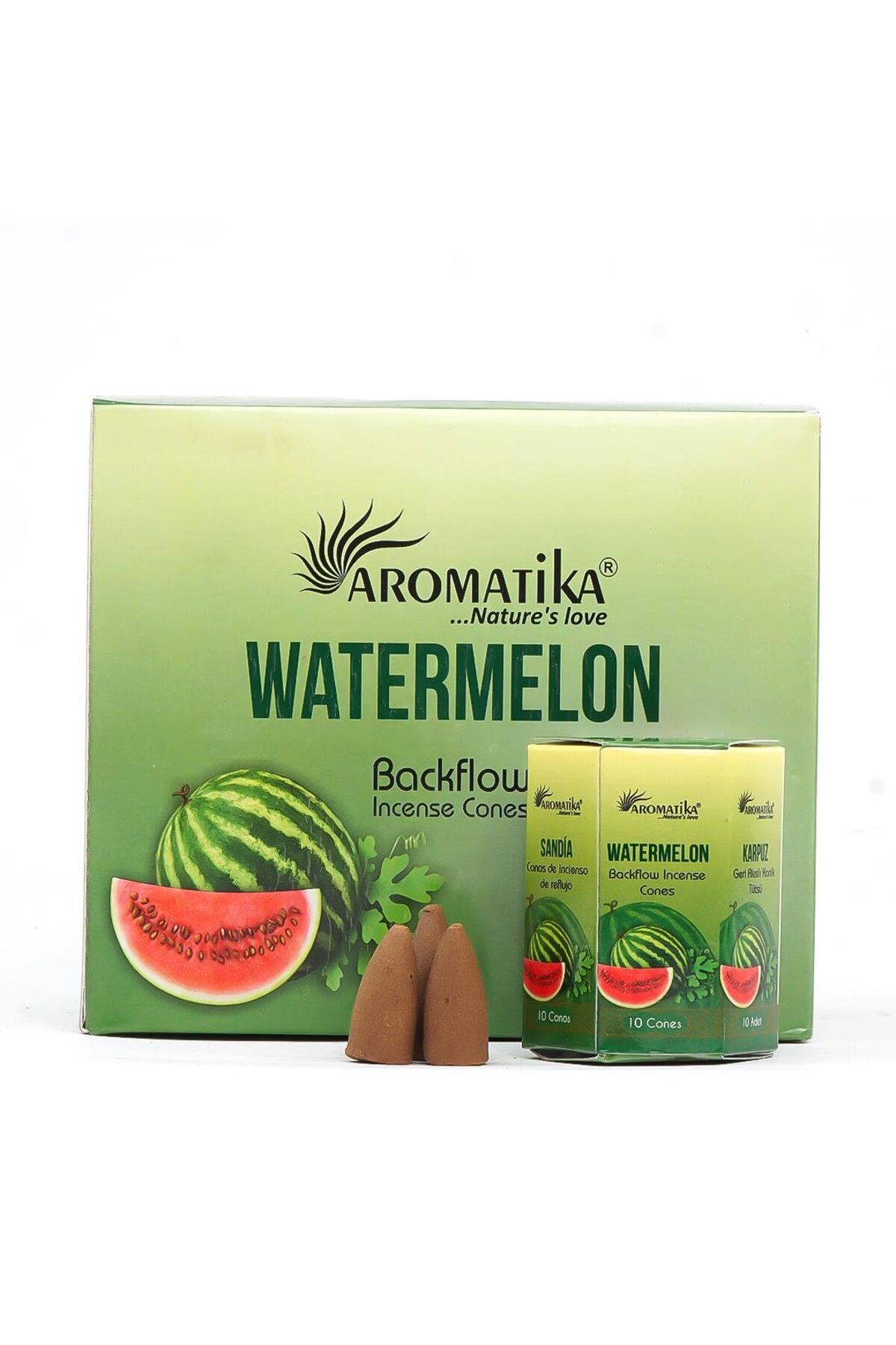 Aromatika Geri Akış Tütsü Şelale Konik Backflow Incense Cones 10 Adet Pieces