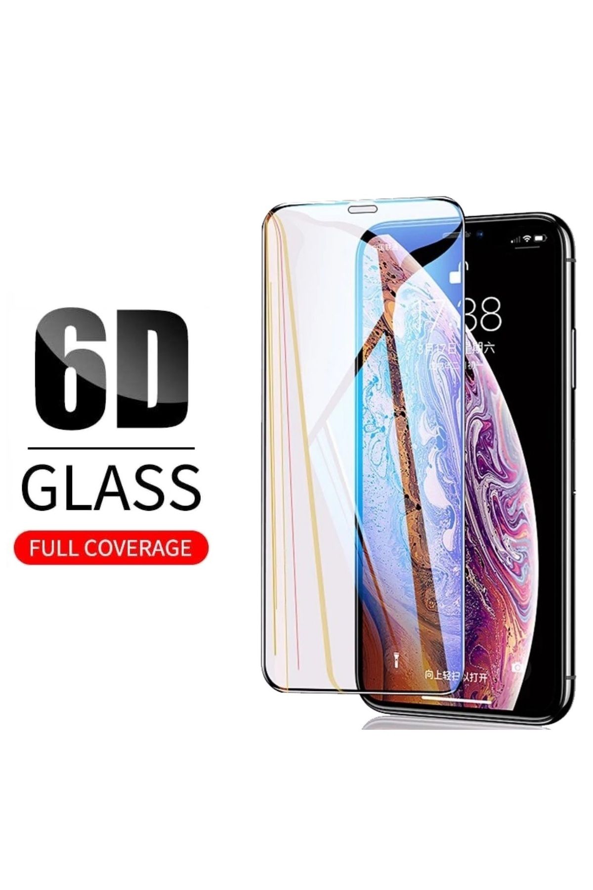 HANPORIUM Apple iPhone 16e Ekran Koruyucu 6D Kırılmaz Cam - Extra Darbe Emici Etkin Koruma-Ekranı Tam Kaplar