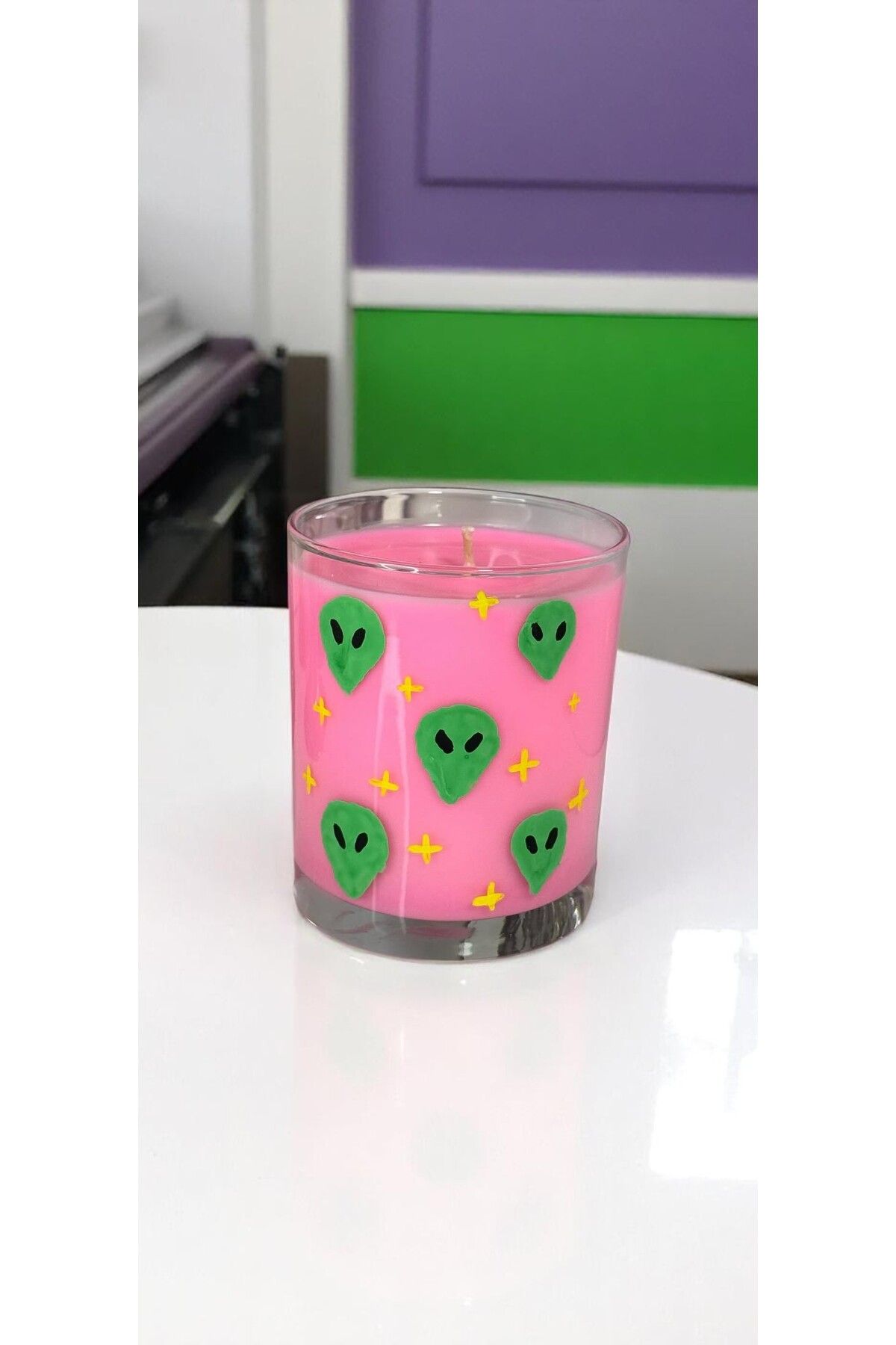 Handmade Alien Candle