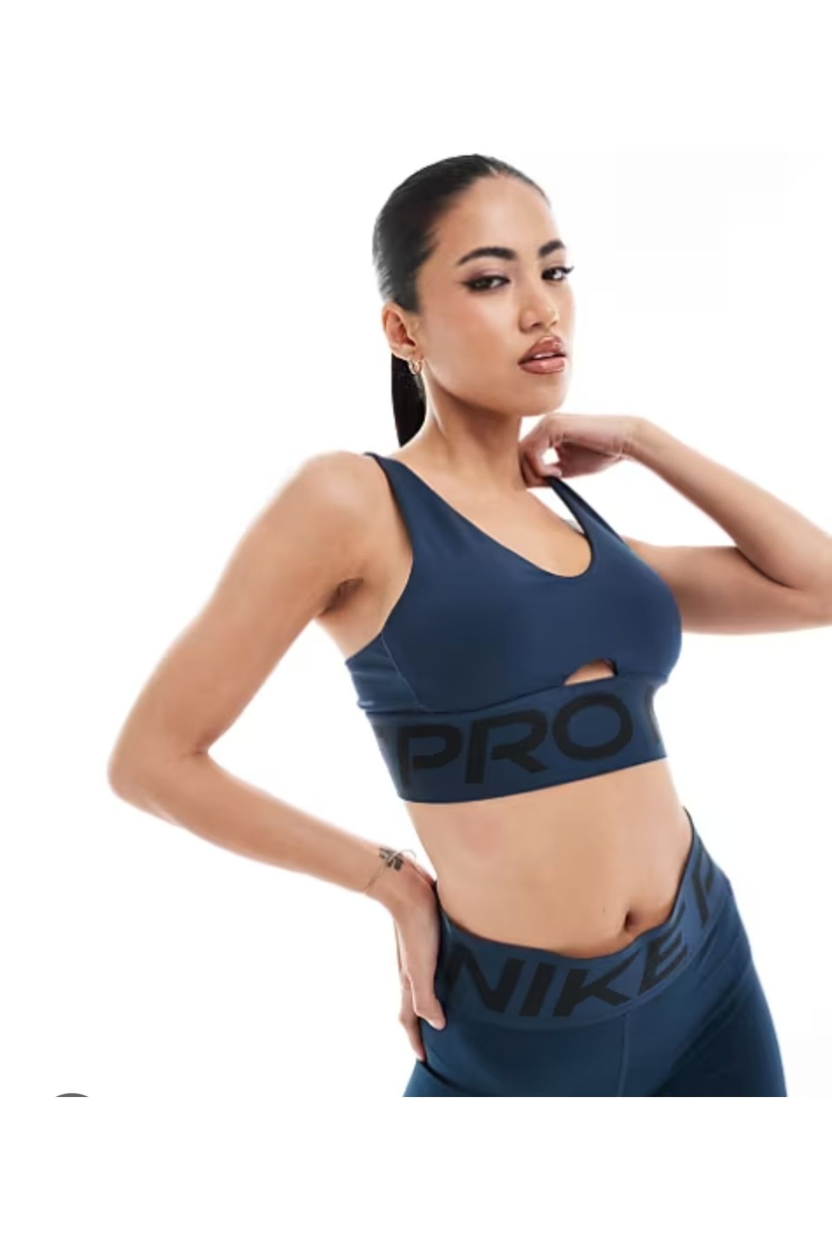 Nike Indy Plunge Medium-Support Padded Training Kadın Bra yakamoz spor