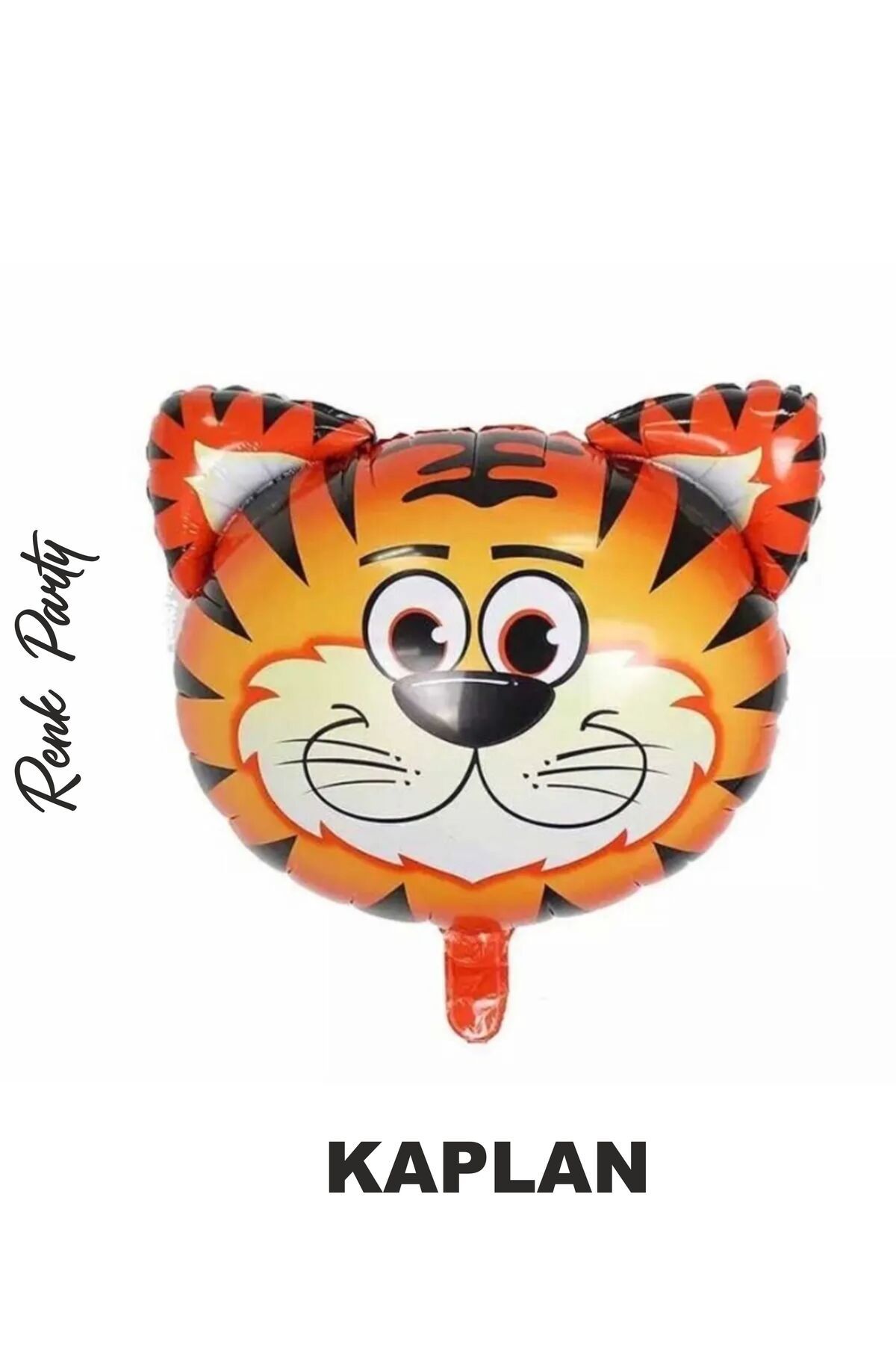 renk party Safari Temalı Kaplan Figürlü Folyo Balon 22 Inch - Folyo Balon