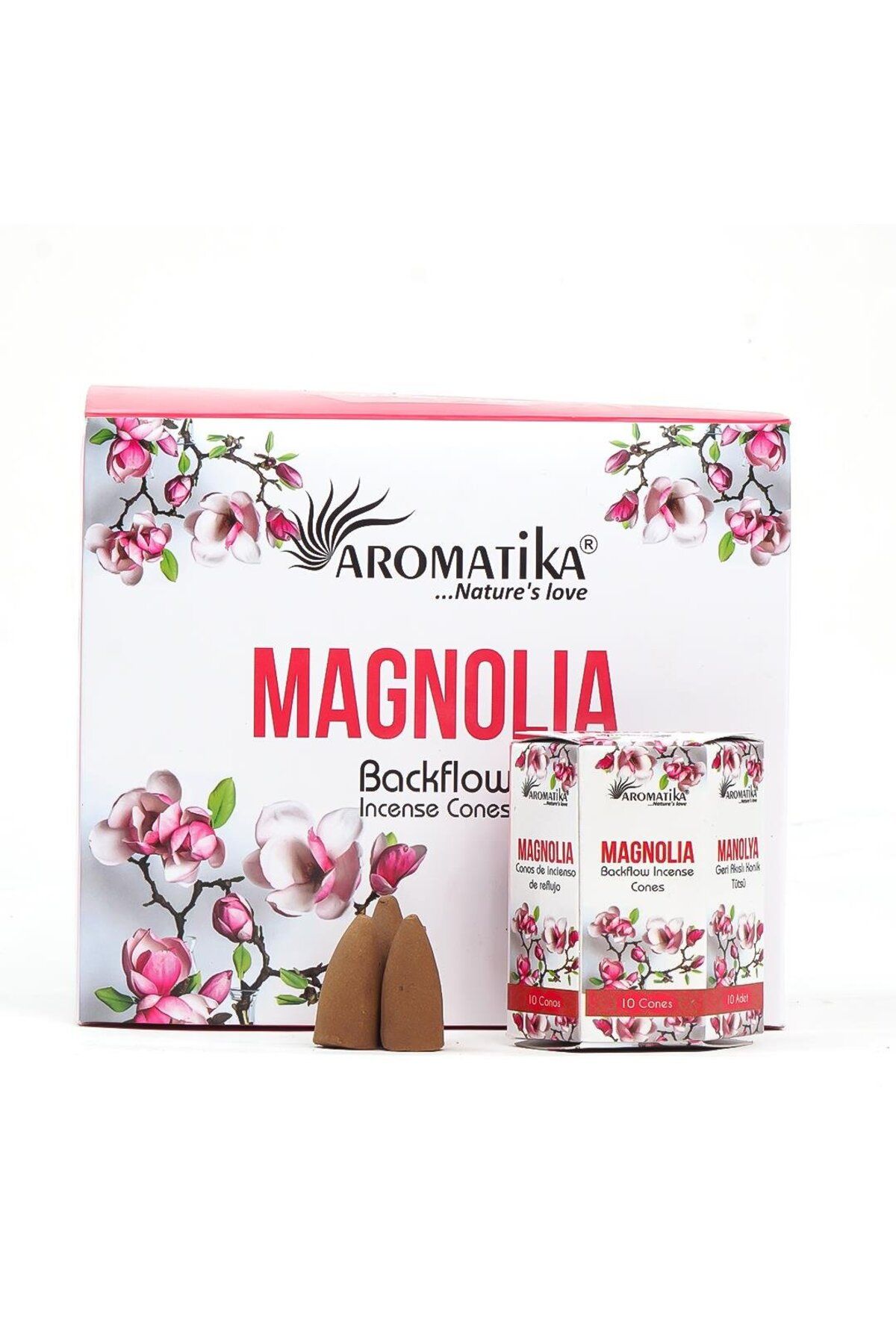 Aromatika Geri Akış Tütsü Şelale Konik Backflow Incense Cones 10 Adet Pieces