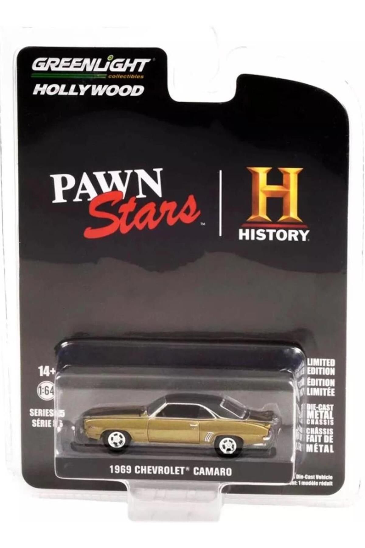 Greenlight 1969 Chevrolet Camaro Pawn Stars 1/64 Model Araba