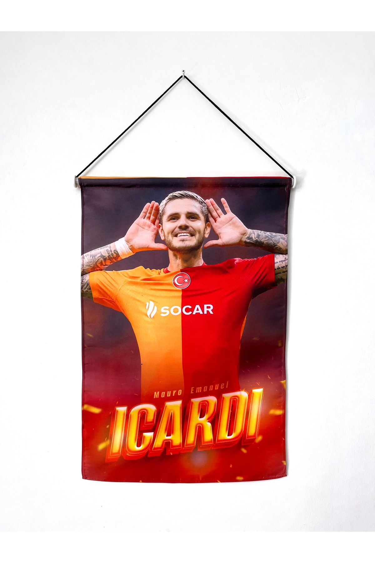 Bizon Reklam Saten Kumaş Poster (50X70 CM)