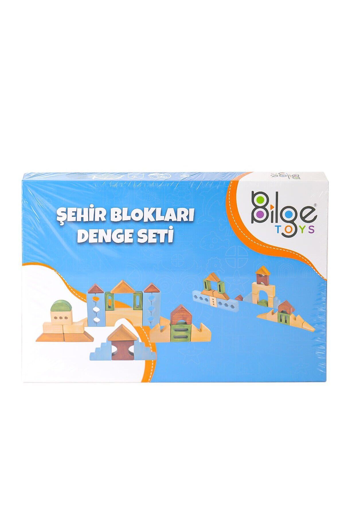 Bilge BLG-107A Ahşap Şehir Blok Seti