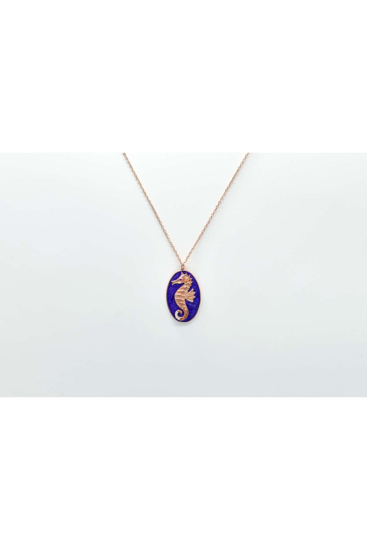 Ocean Silver & Jewelry Mineli Denizatı Gümüş Kolye