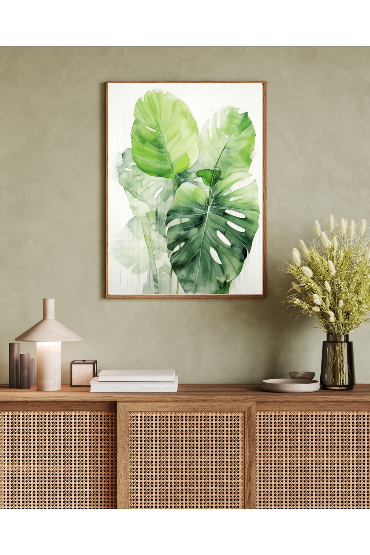 woodhomeworks tek parça salon ofis dekor tablo
