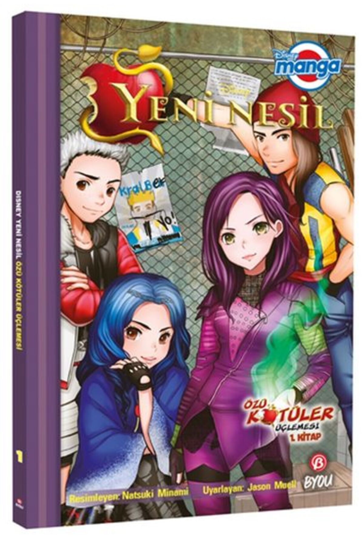 BETA byou Dısney Manga Yeni Nesil Özü Kötüler Üçlemesi 1.Kitap