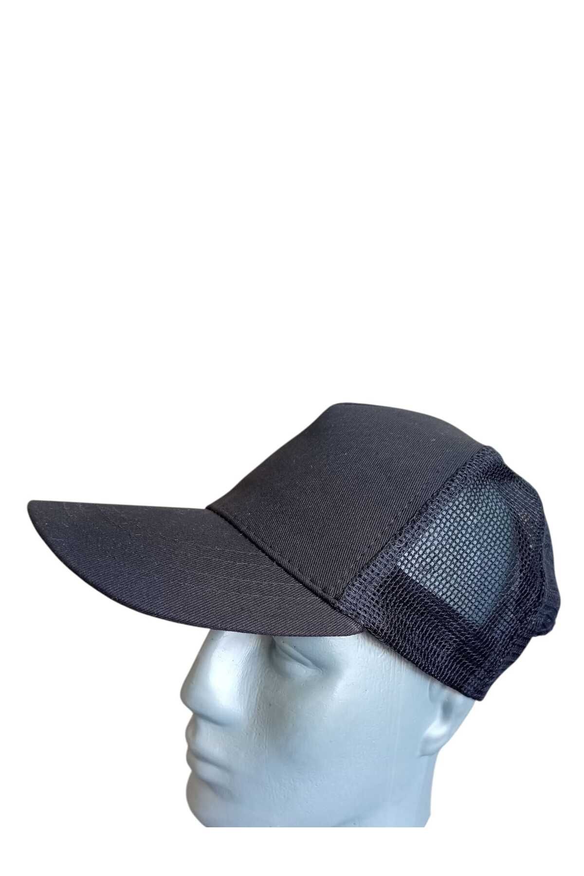 balkonda Şapka pamuklu gabardin kumaş yazlık siyah sperli cırt cırt ayarlı standart unisex ŞY2-1