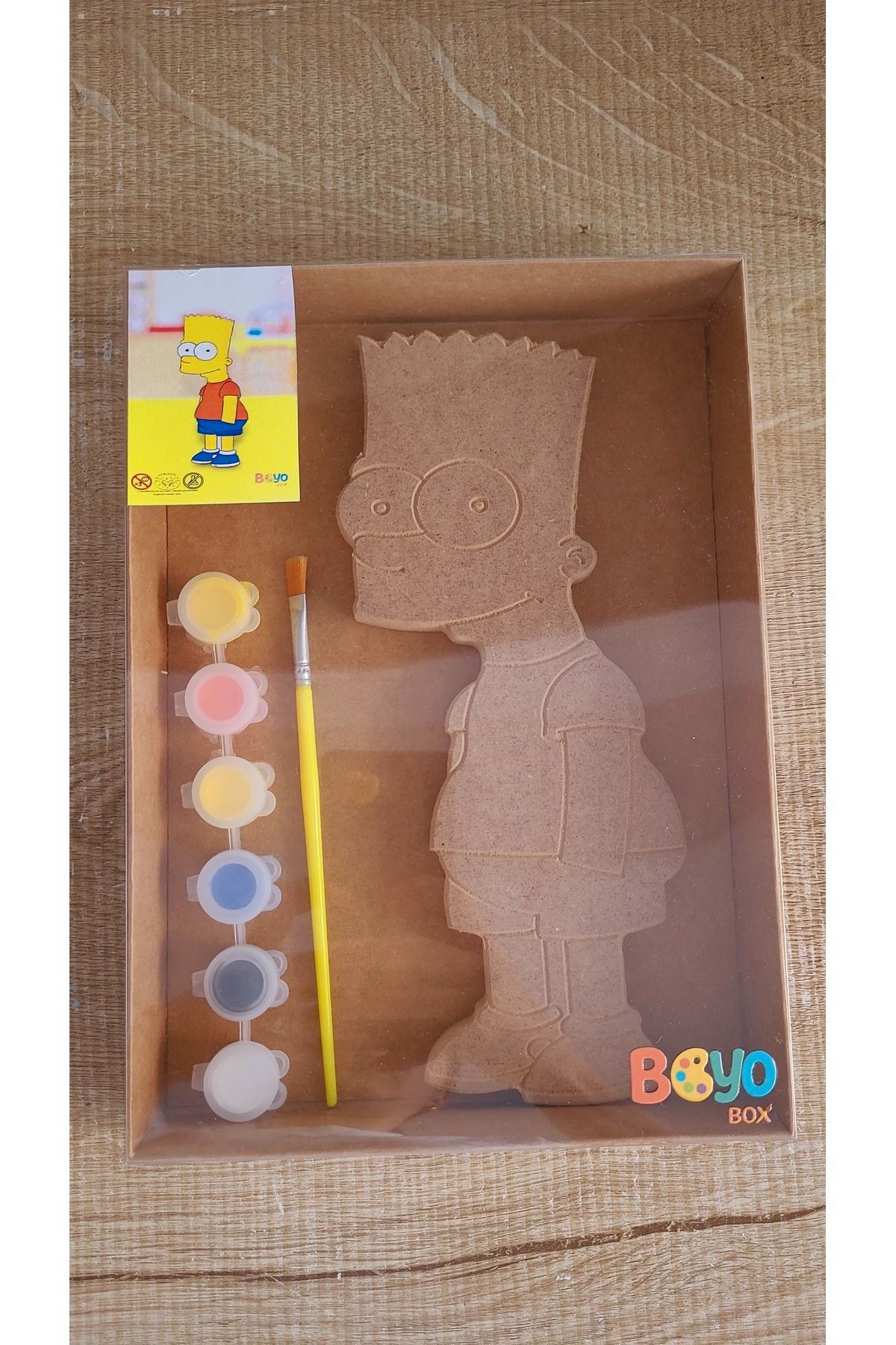 Boyobox BART SİMSONS AHŞAP BOYAMA KİTİ
