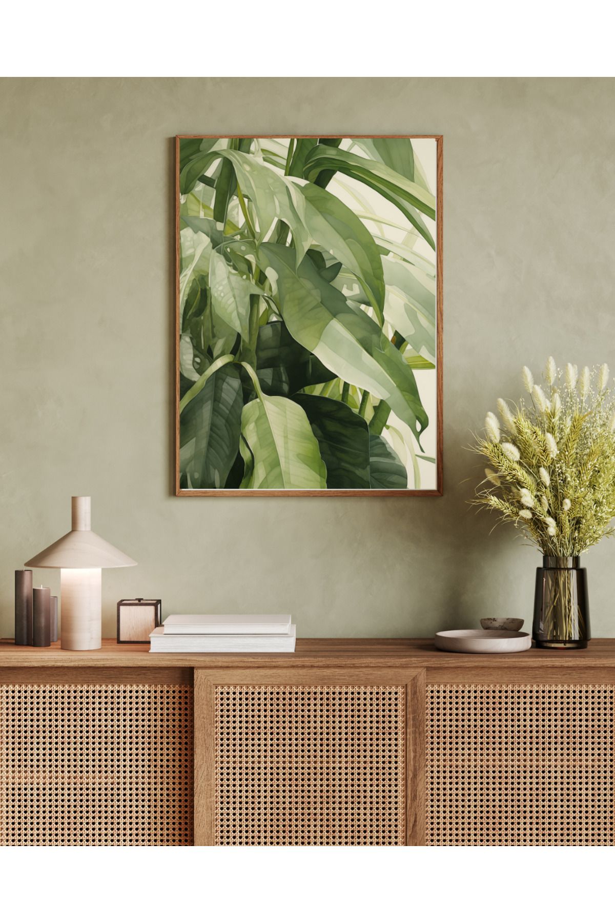 woodhomeworks tek parça salon ofis dekor tablo