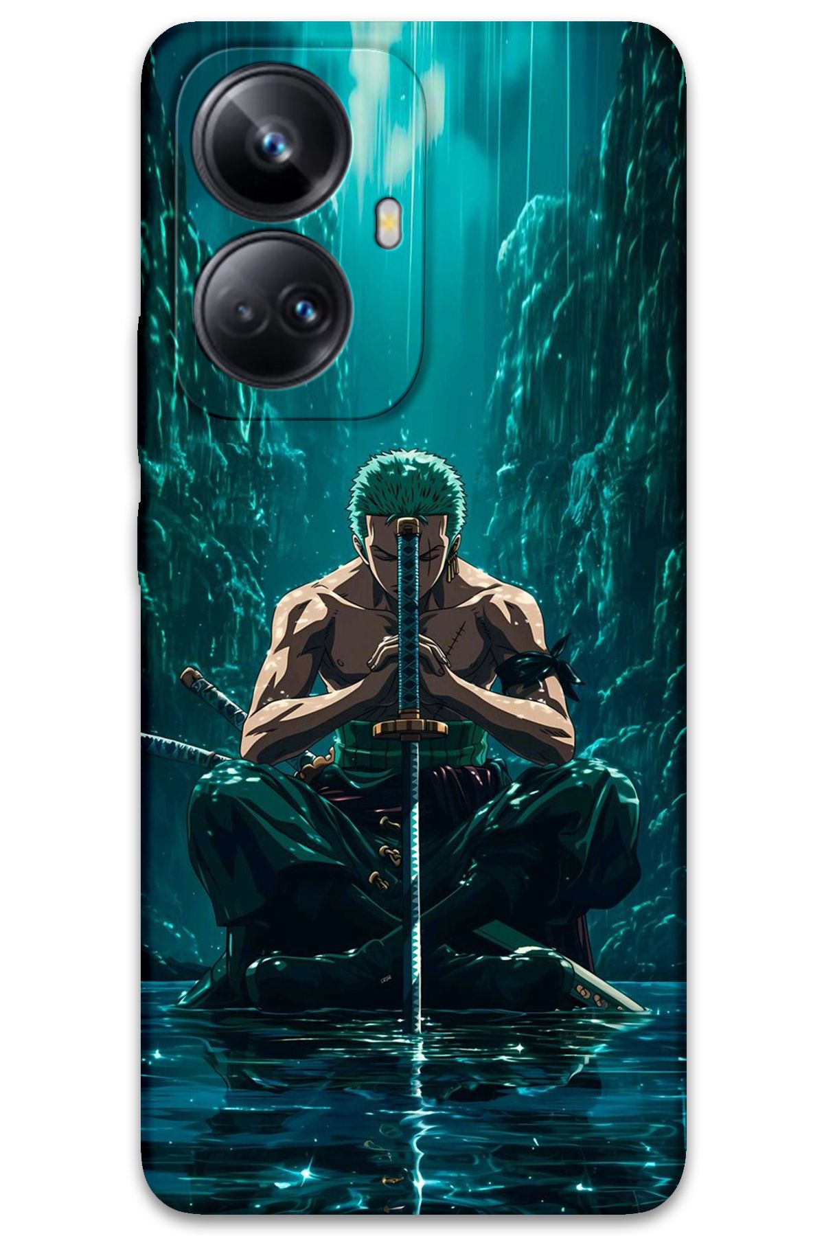 Gramaphone Realme 10 Pro Plus Uyumlu Anime Desenli Telefon Kılıfı + Ekran Koruyucu - 5757