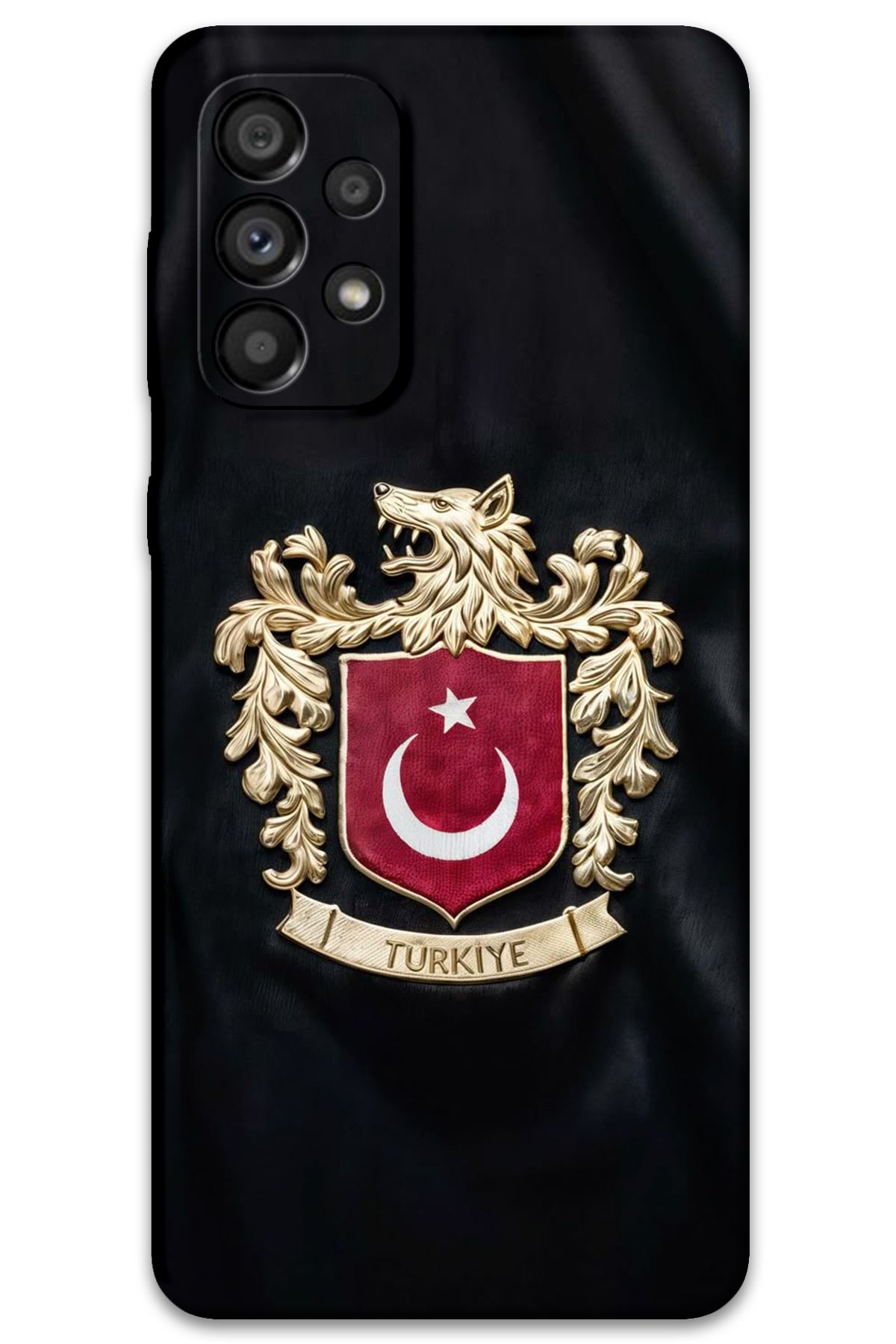 Gramaphone Galaxy A32 Uyumlu Türk Desenli Telefon Kılıfı + Ekran Koruyucu - 5855