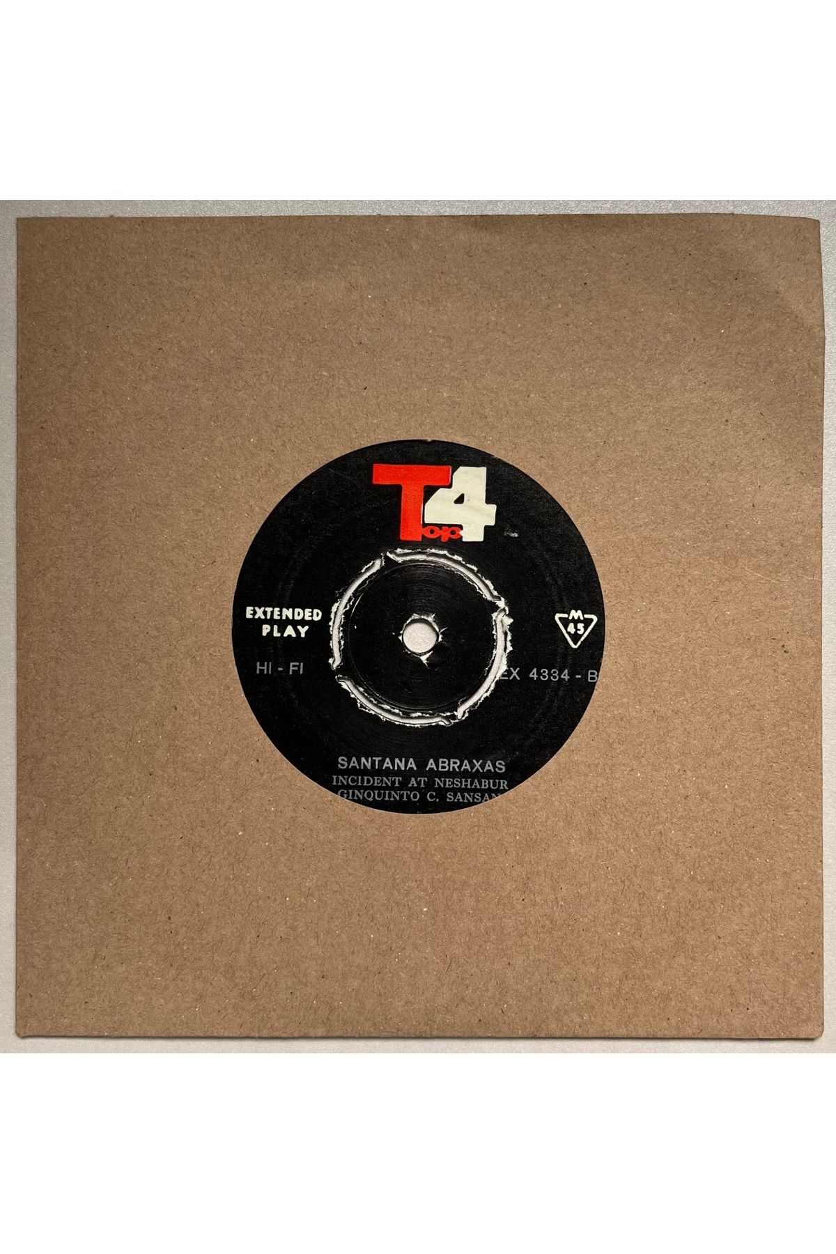 Plakevi İzmir Santana Abraxas Black Magic Woman 45 lik Plak (Orijinal Dönem Baskı Plak)