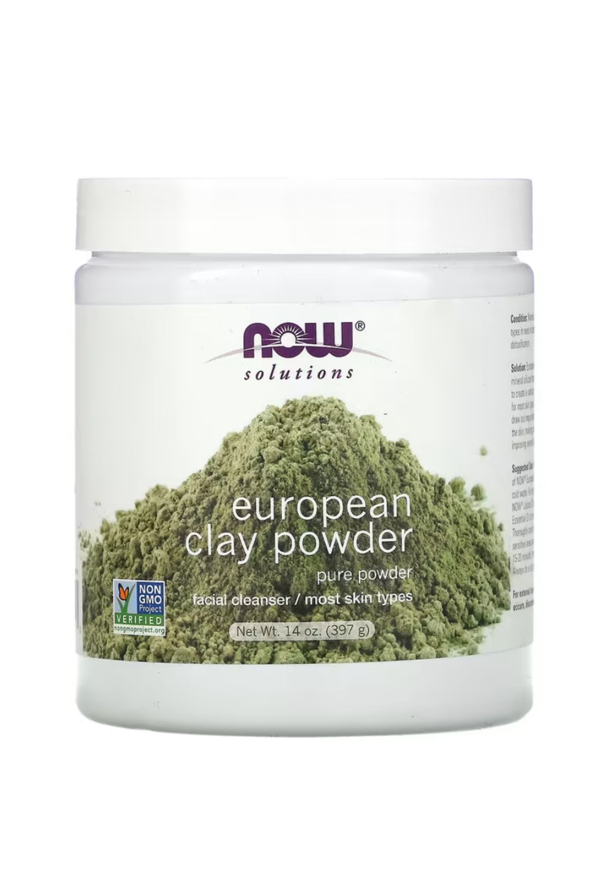 Now Foods , Solutions, European Clay Powder, 14 oz (397 g)