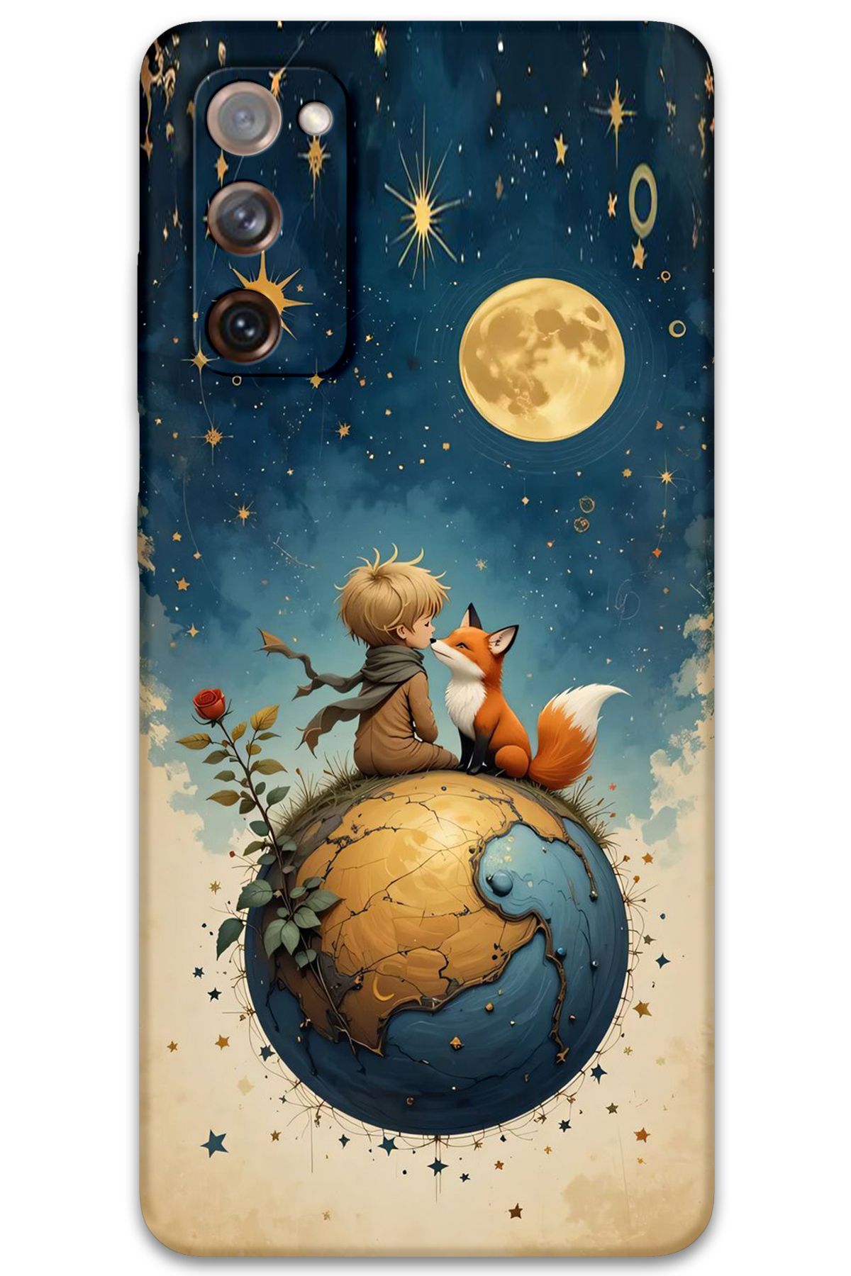 Gramaphone Galaxy S20 Uyumlu Çizgi Film Desenli Telefon Kılıfı + Ekran Koruyucu - 5823
