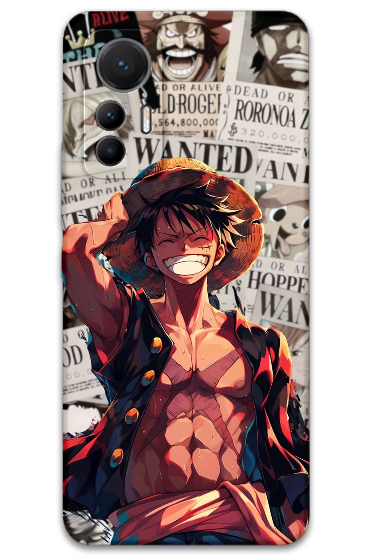 Gramaphone Xiaomi Mi 12 Lite Uyumlu Anime Desenli Telefon Kılıfı + Ekran Koruyucu - 5754