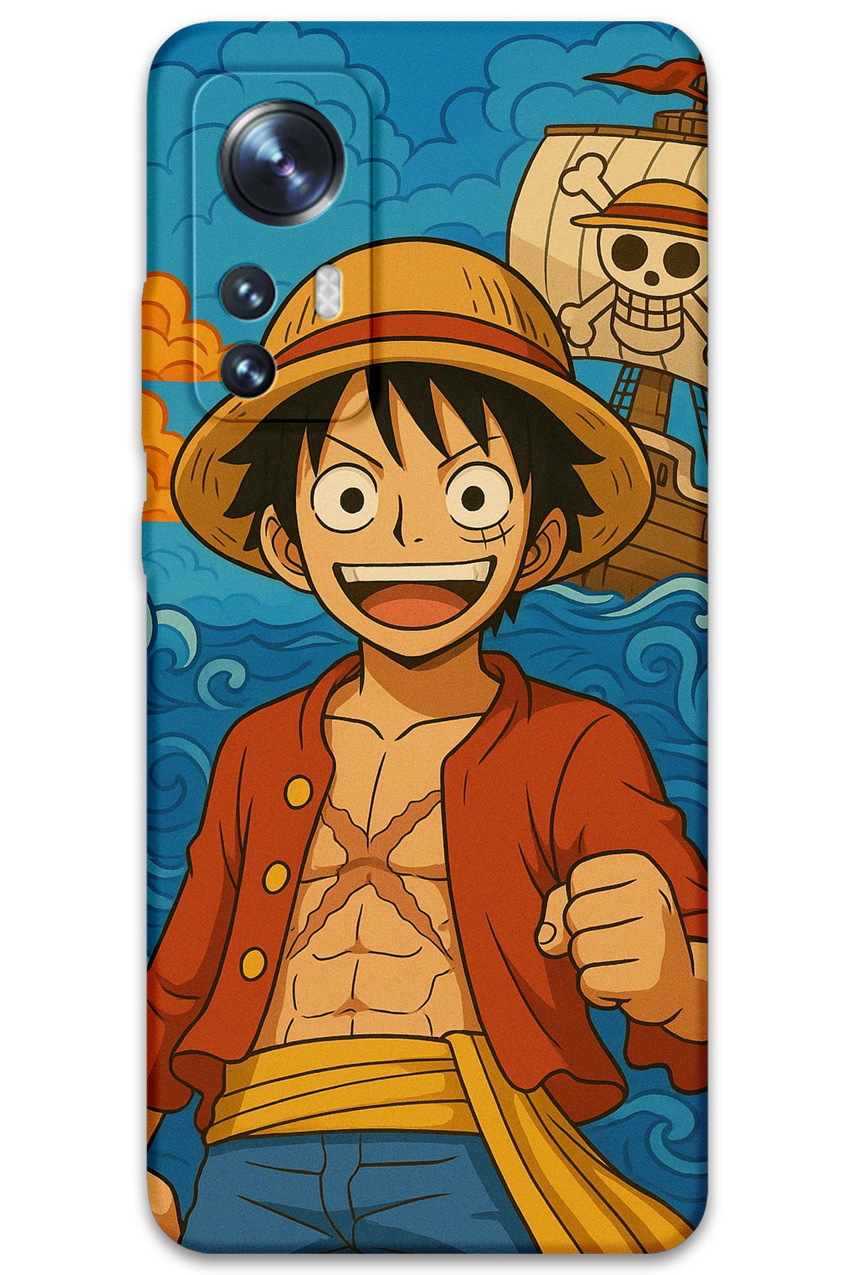 Gramaphone Xiaomi Mi 12 Pro Uyumlu Anime Desenli Telefon Kılıfı + Ekran Koruyucu - 5753