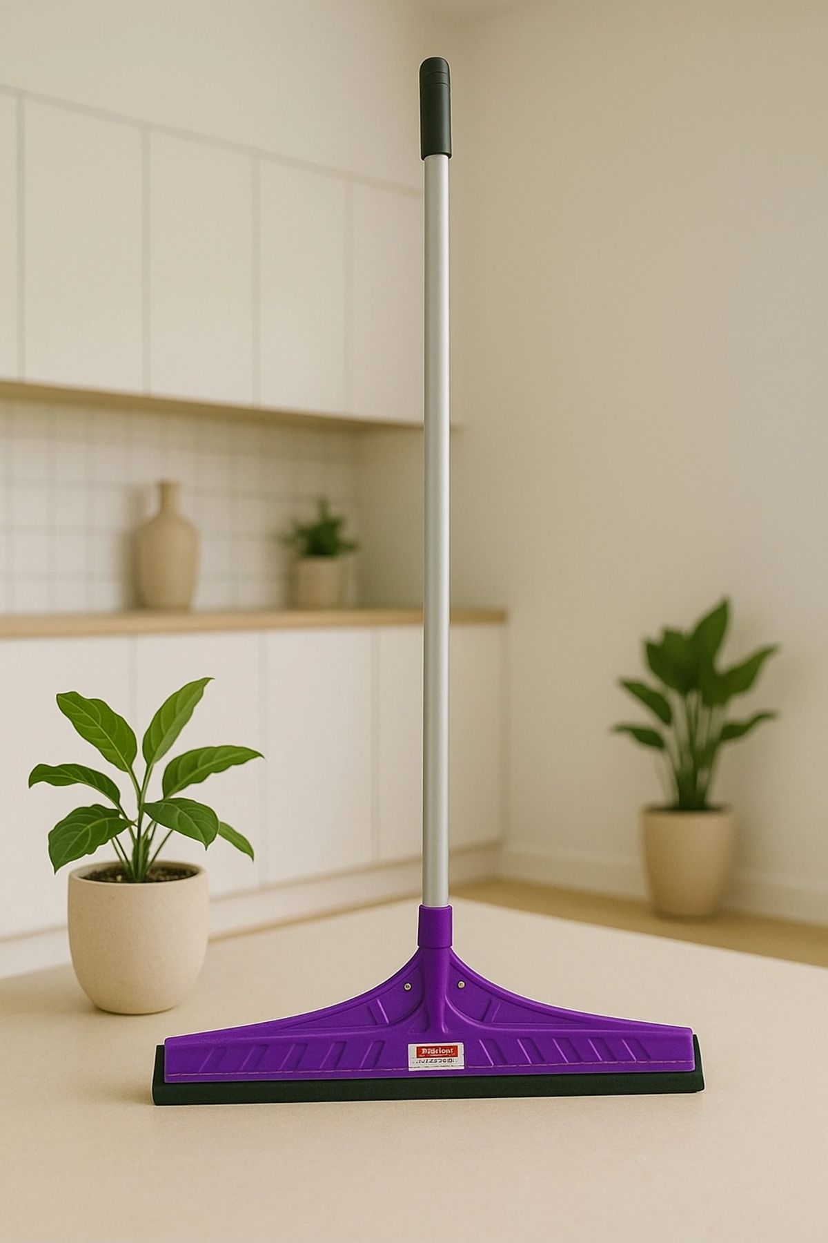 Metler Yer Çekpası 55 Cm Çift Kauçuklu + Metal Saplı Çek Çek Yer Sileceği+ Su Çekme Temizlik Seti