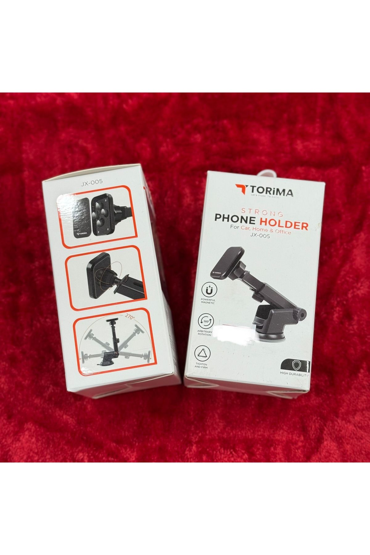 Korkmaz Oto Market & Aksesuar Torpido Üstü Yapışkanlı Araç İçi Telefon Tutacağı