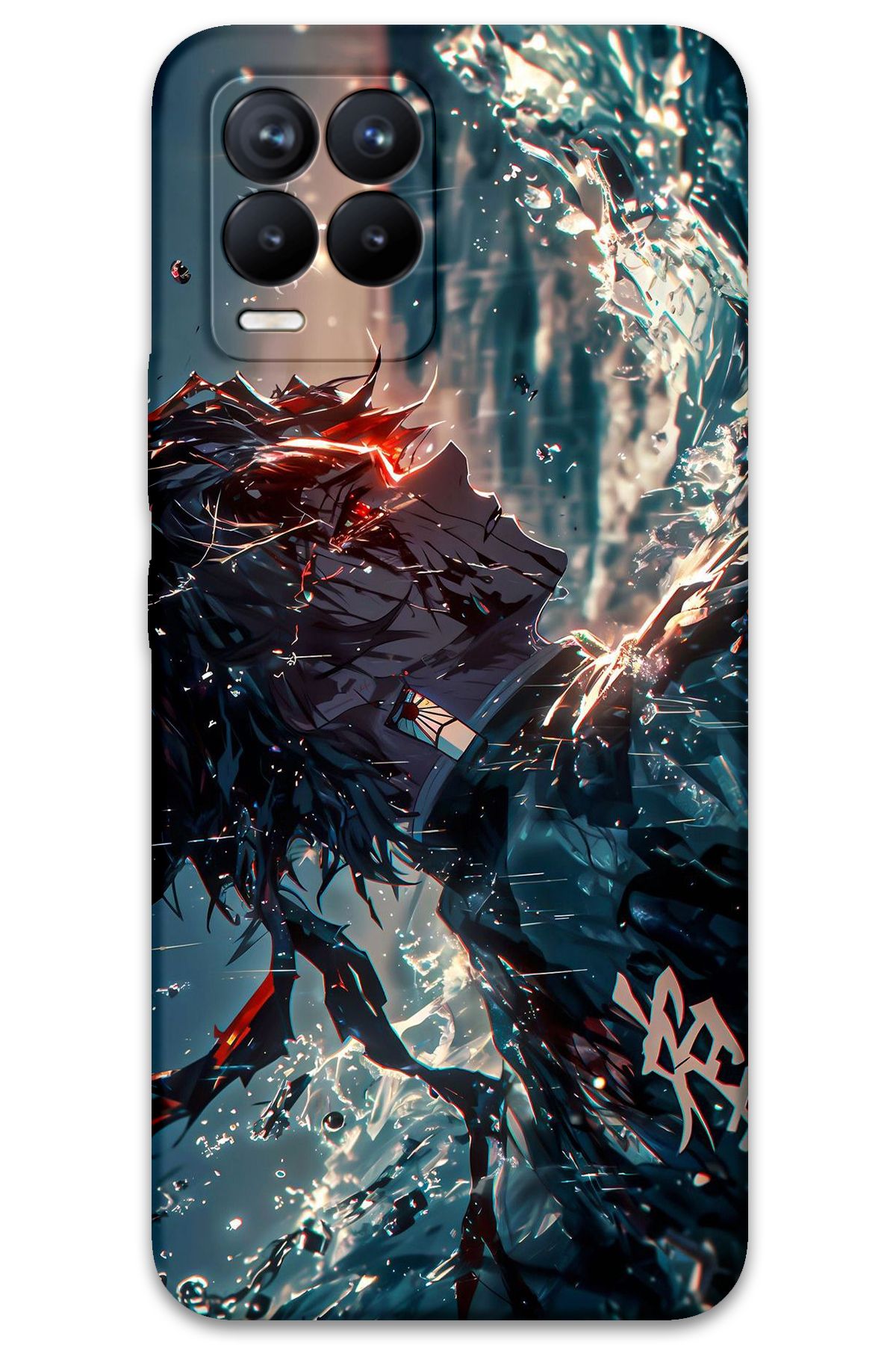 Gramaphone Realme 8 Pro Uyumlu Anime Desenli Telefon Kılıfı + Ekran Koruyucu - 5749