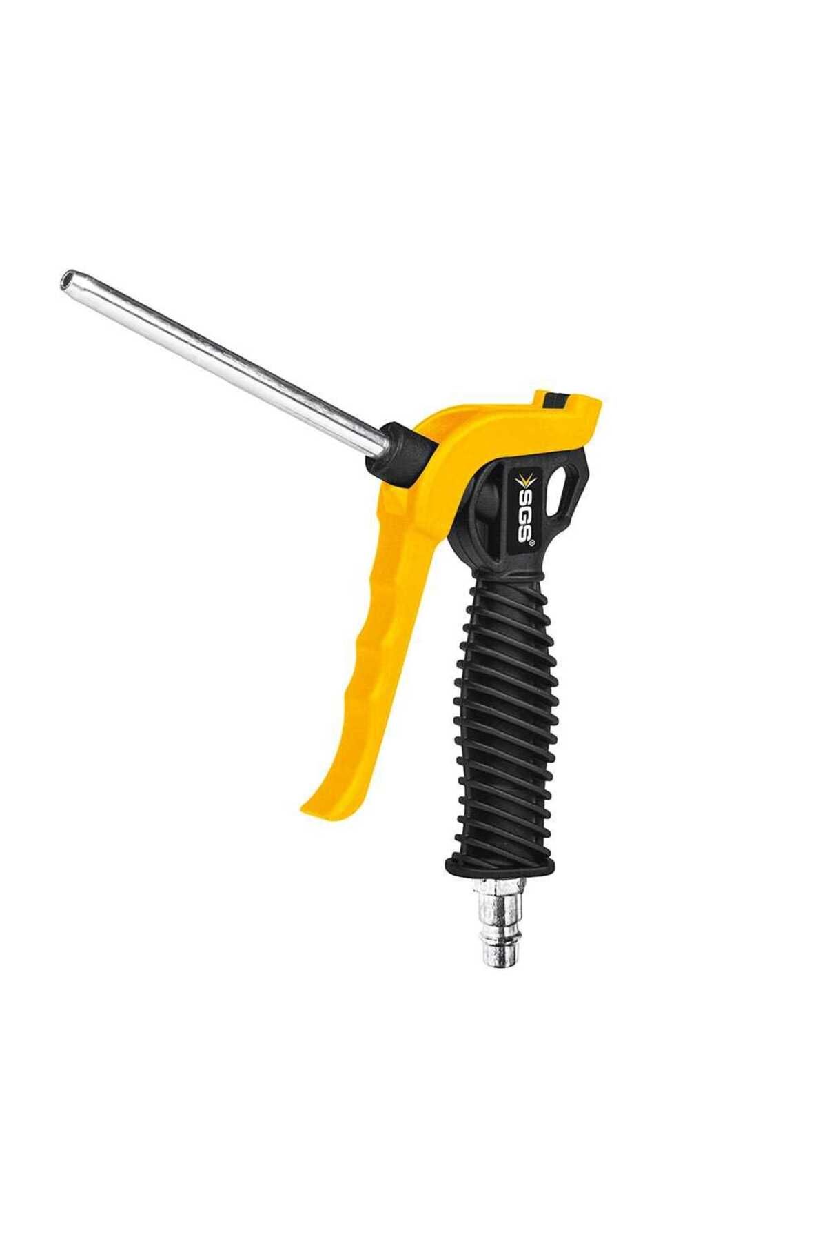 SGS SGS1286 Uzun Kompresör Hava Tabancası Basınçlı Hava Üfleme Tabancası 8 Bar