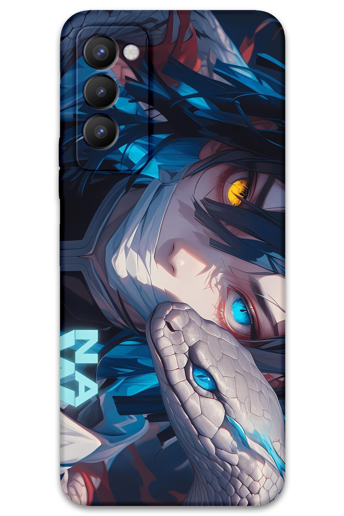 Gramaphone Tecno Camon 18 Uyumlu Anime Desenli Telefon Kılıfı + Ekran Koruyucu - 5748