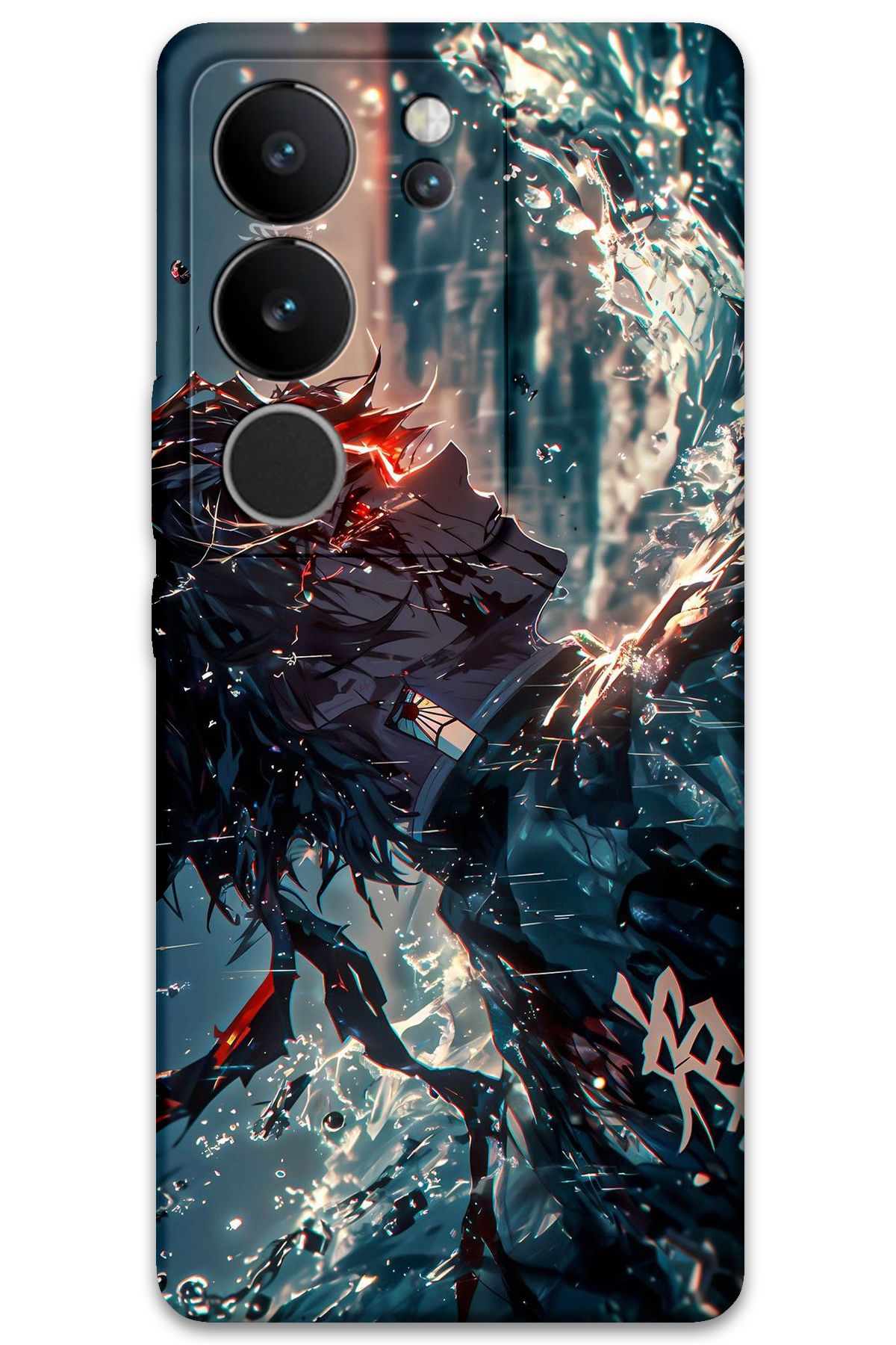 Gramaphone Vivo V29 Uyumlu Anime Desenli Telefon Kılıfı + Ekran Koruyucu - 5749