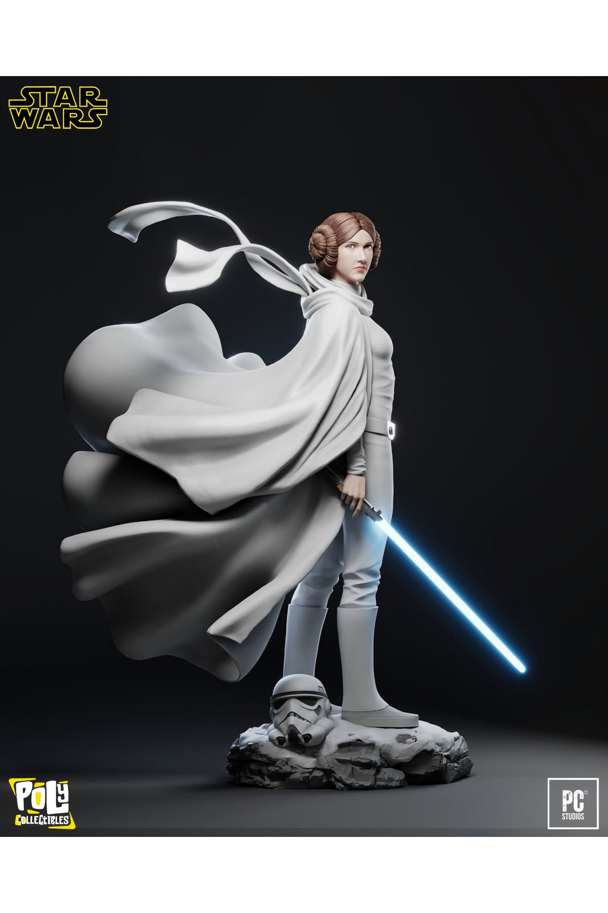 Poly Collectibles Princesa Leia – Star Wars Exclusive Collectibles Figure | 30 cm