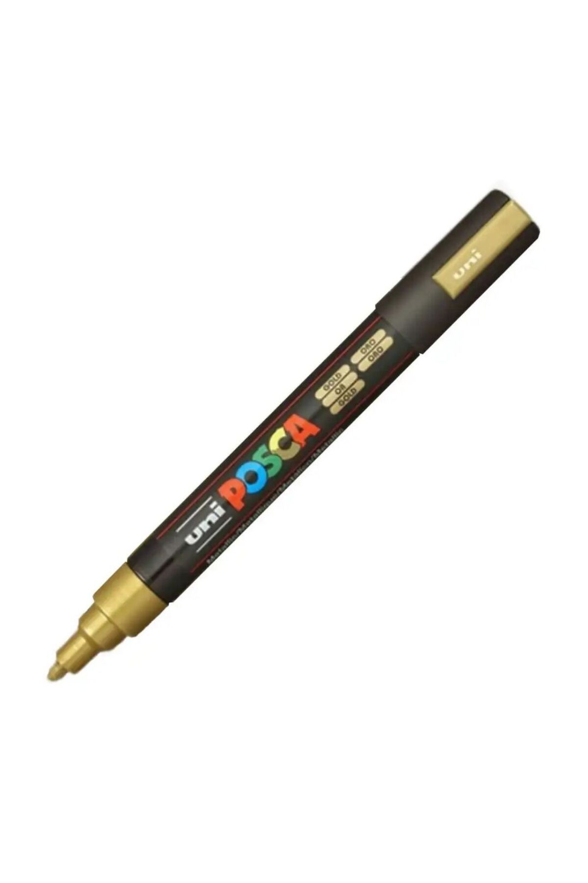 Uni Posca Posca Akrilik Marker Metalik Altın
