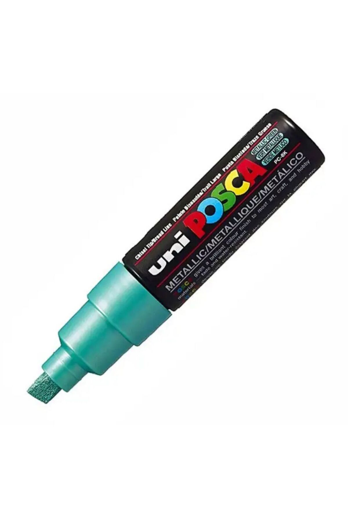 Uni Posca Posca Akrilik Marker Pc-8k (8MM) Metalik Yeşil