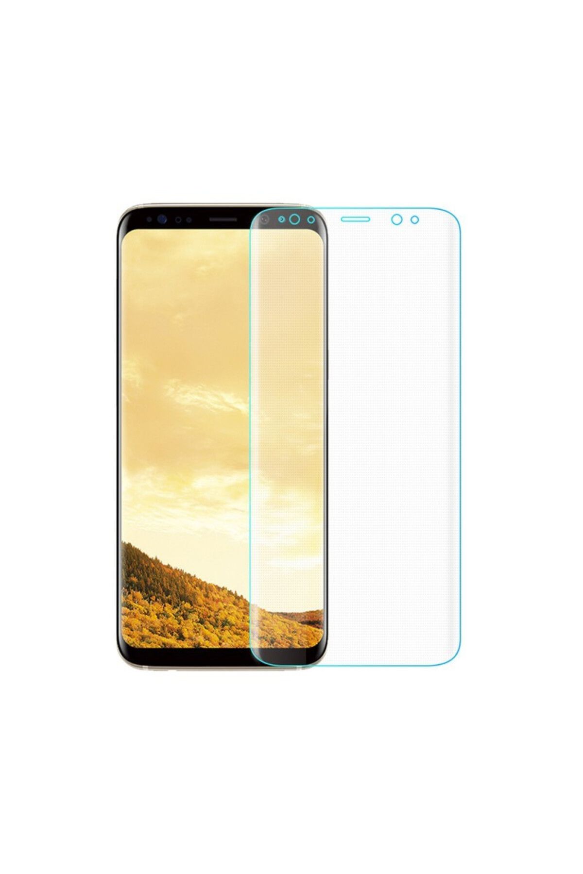 OEM Folie De Sticlă Pentru Samsung Galaxy S8 Plus, Elegance Luxury, Margini Curbate, Transparentă - One Size